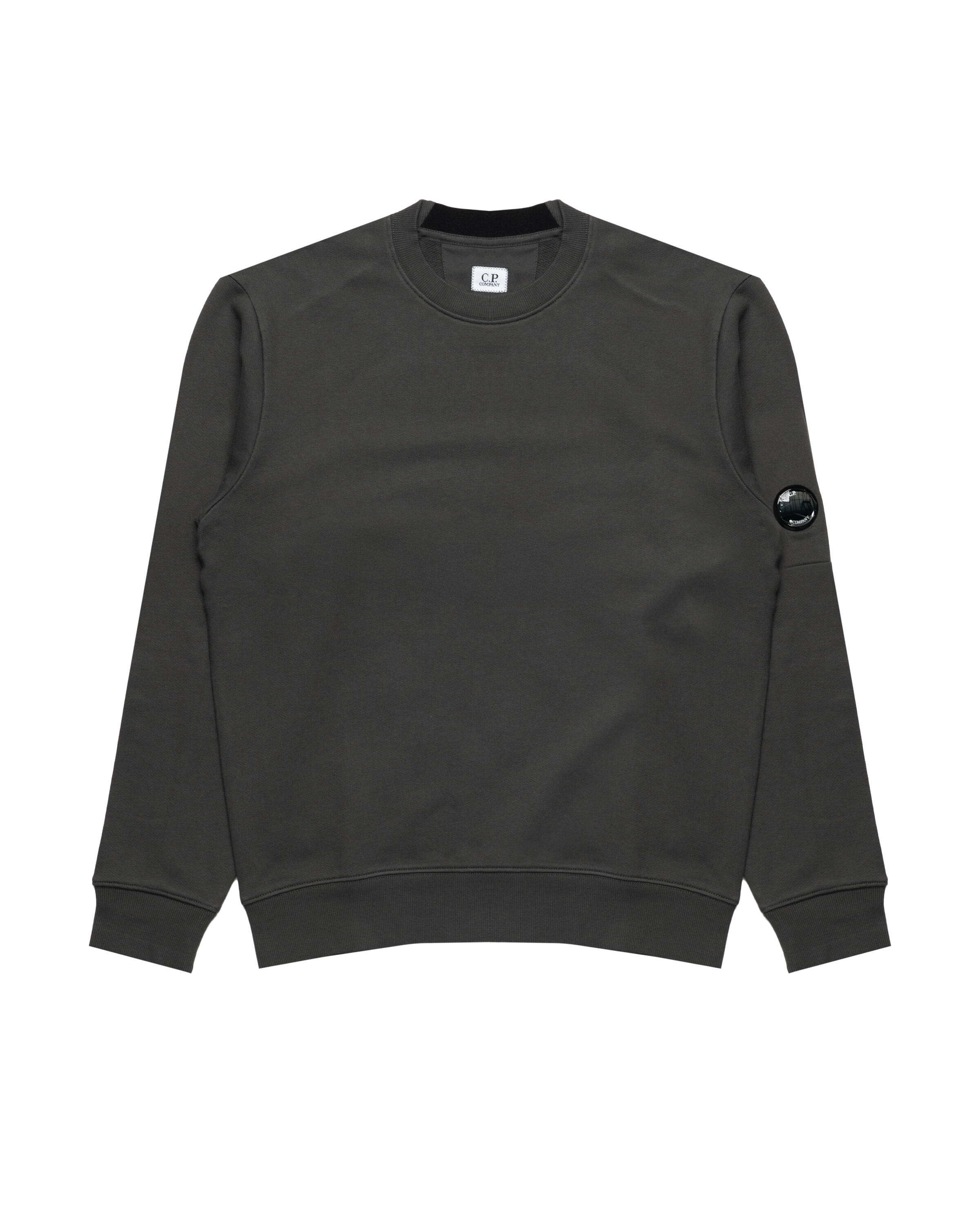 C.P. Company Diagonal Raised Fleece Crewneck Lens Sweatshirt