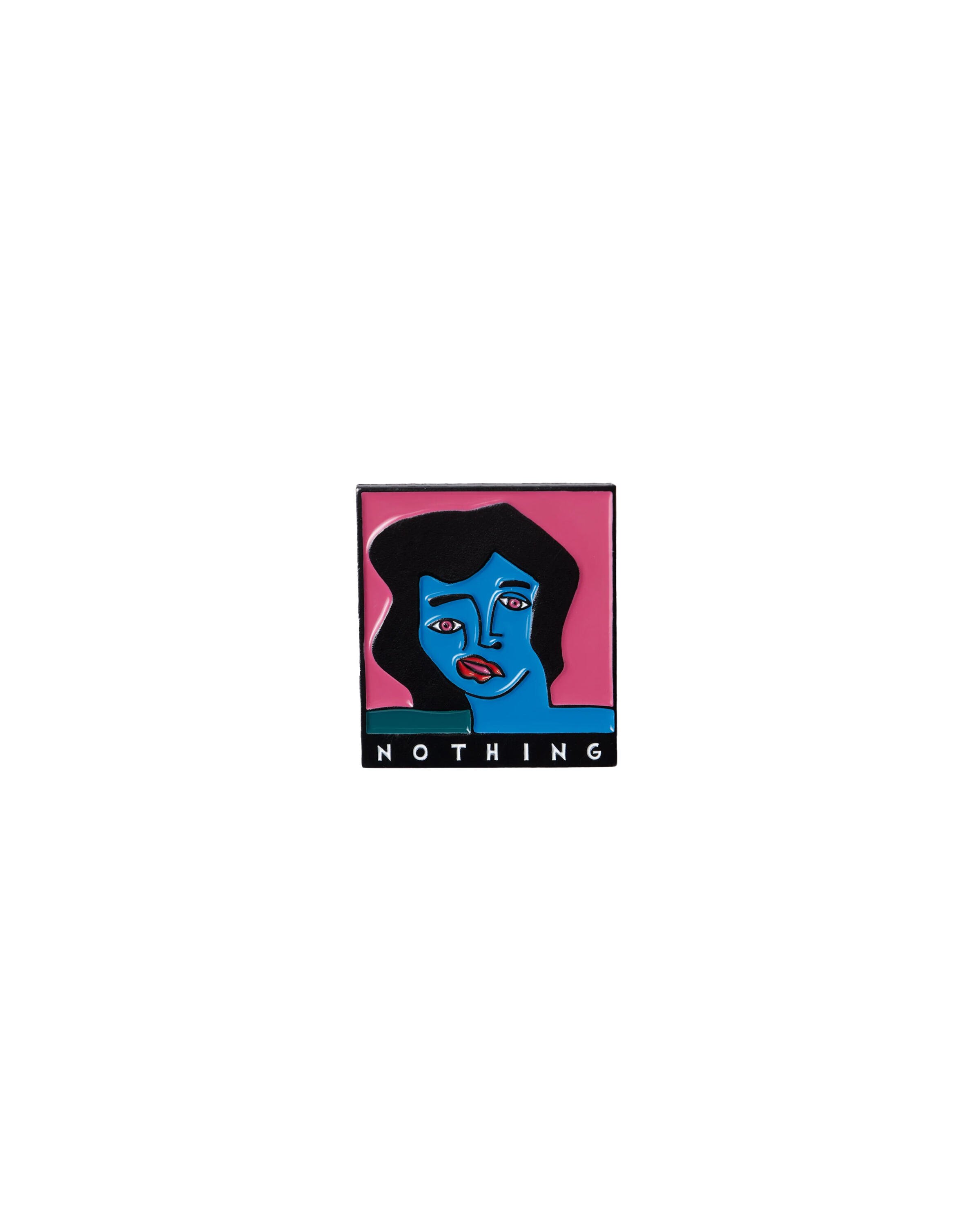 by Parra Nothing face enamel pin