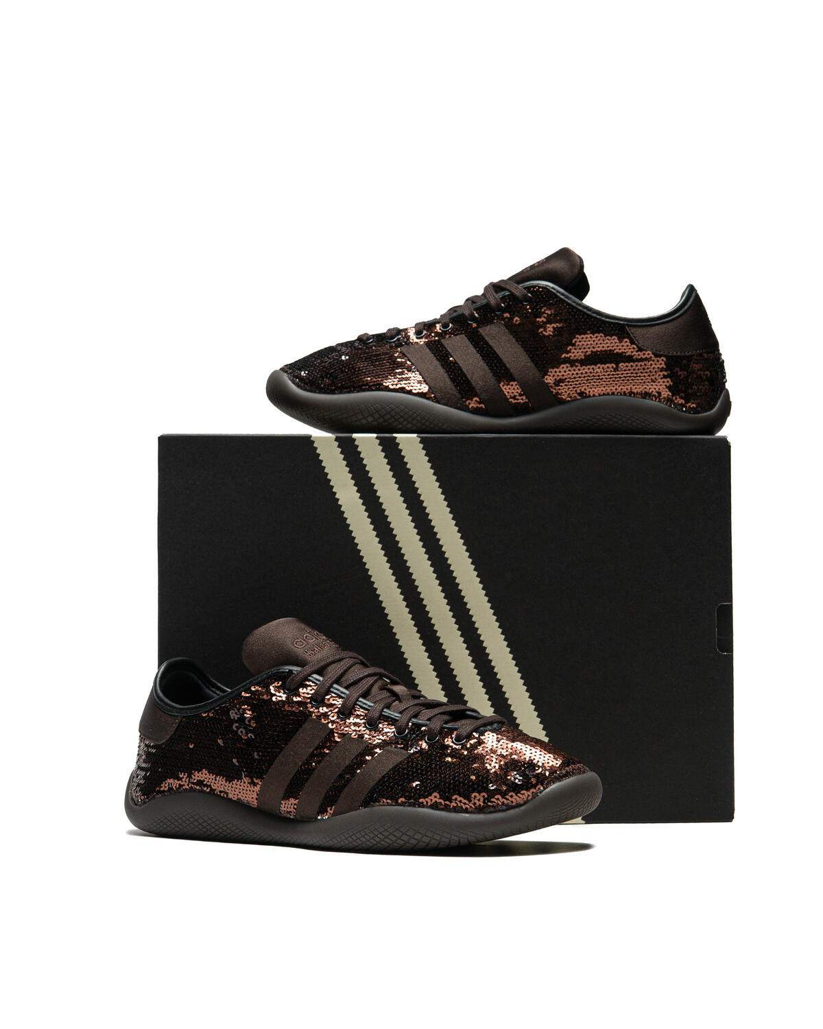 Adidas Karintha x Wales Bonner Sequin "Dark Brown" (Women's) - Image 62