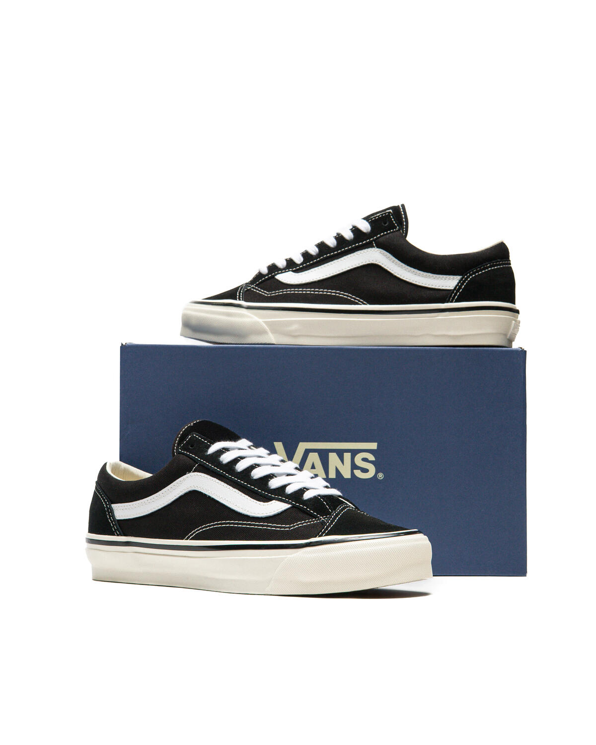 Vans Old Skool Premium Black/Marshmallow - Image 26