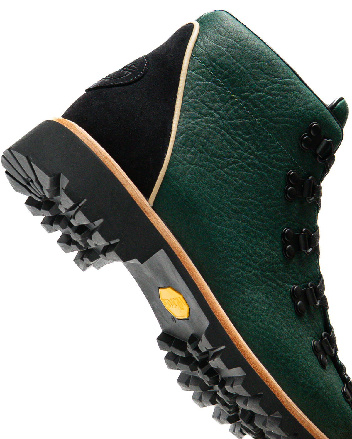 Timberland Brown Leather Hiking Boots with Green Laces Timberland Authentic Hike MID LACE UP BOOT | TB0A6FYYEEQ1  main image 3