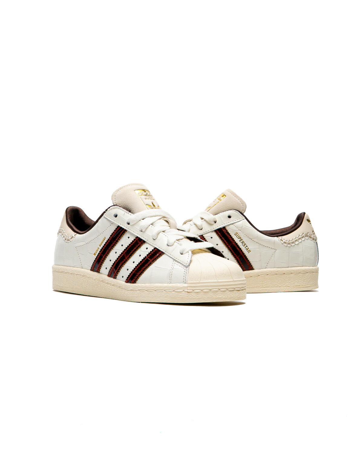 Adidas Originals x Wales Bonner Superstar - Wonder White/Fox Brown/Wonder White - Image 36