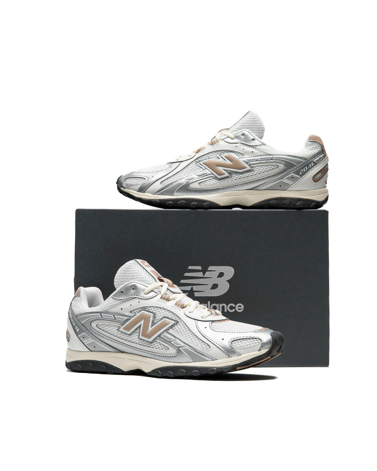 New Balance U204LSWA Silver Metallic/Flat Taupe - Image 30