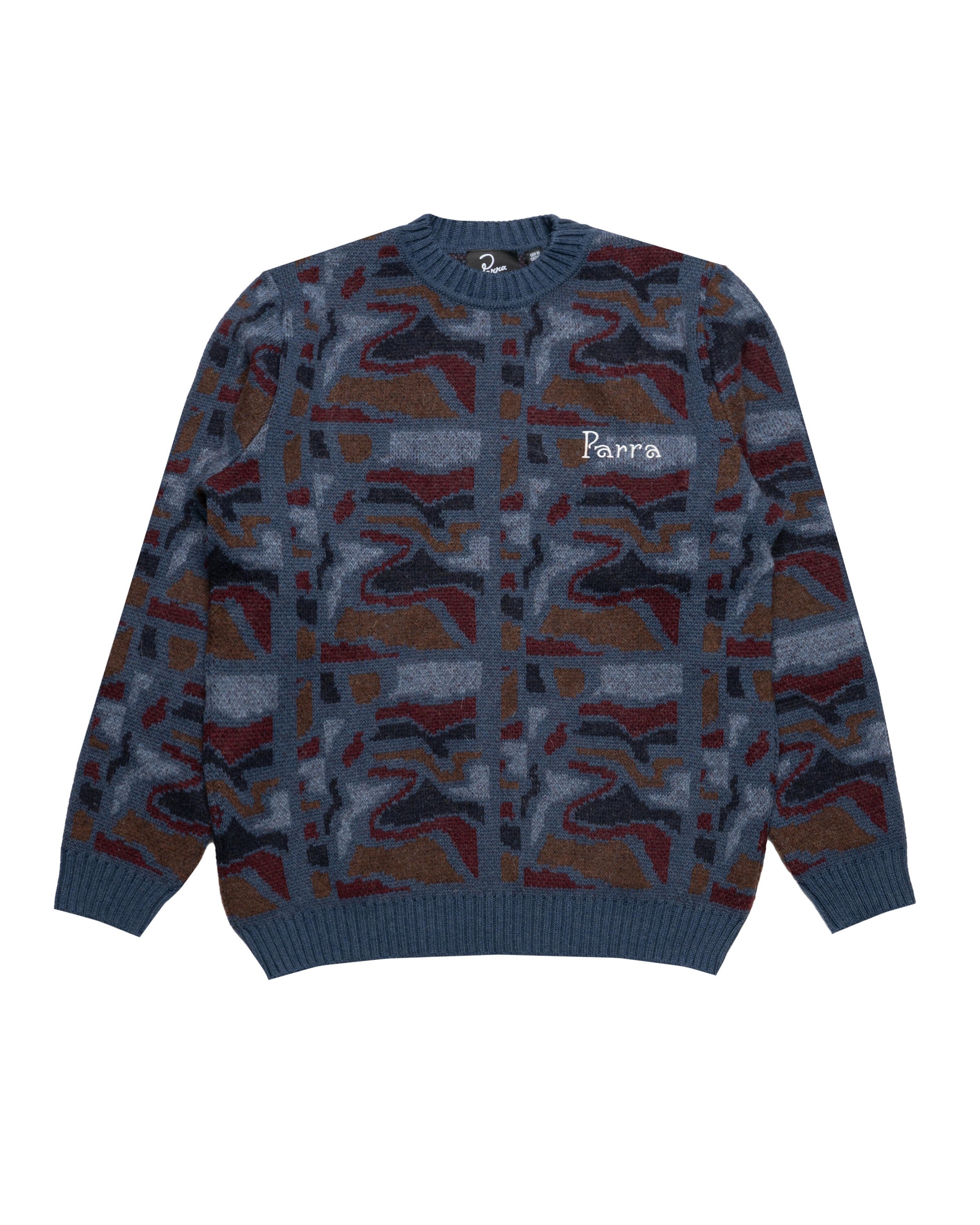by Parra Repeat ftp booster knitted pullover
