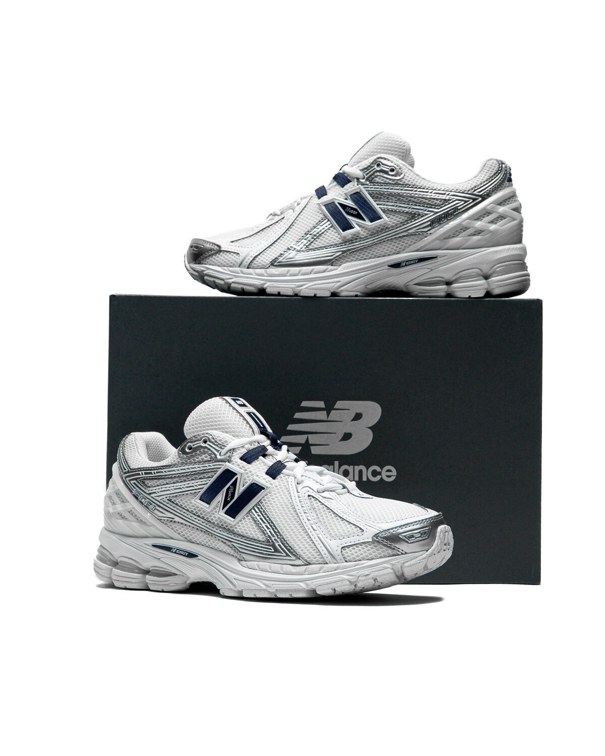 New Balance 1906R White / Navy / Silver Metallic - Image 22