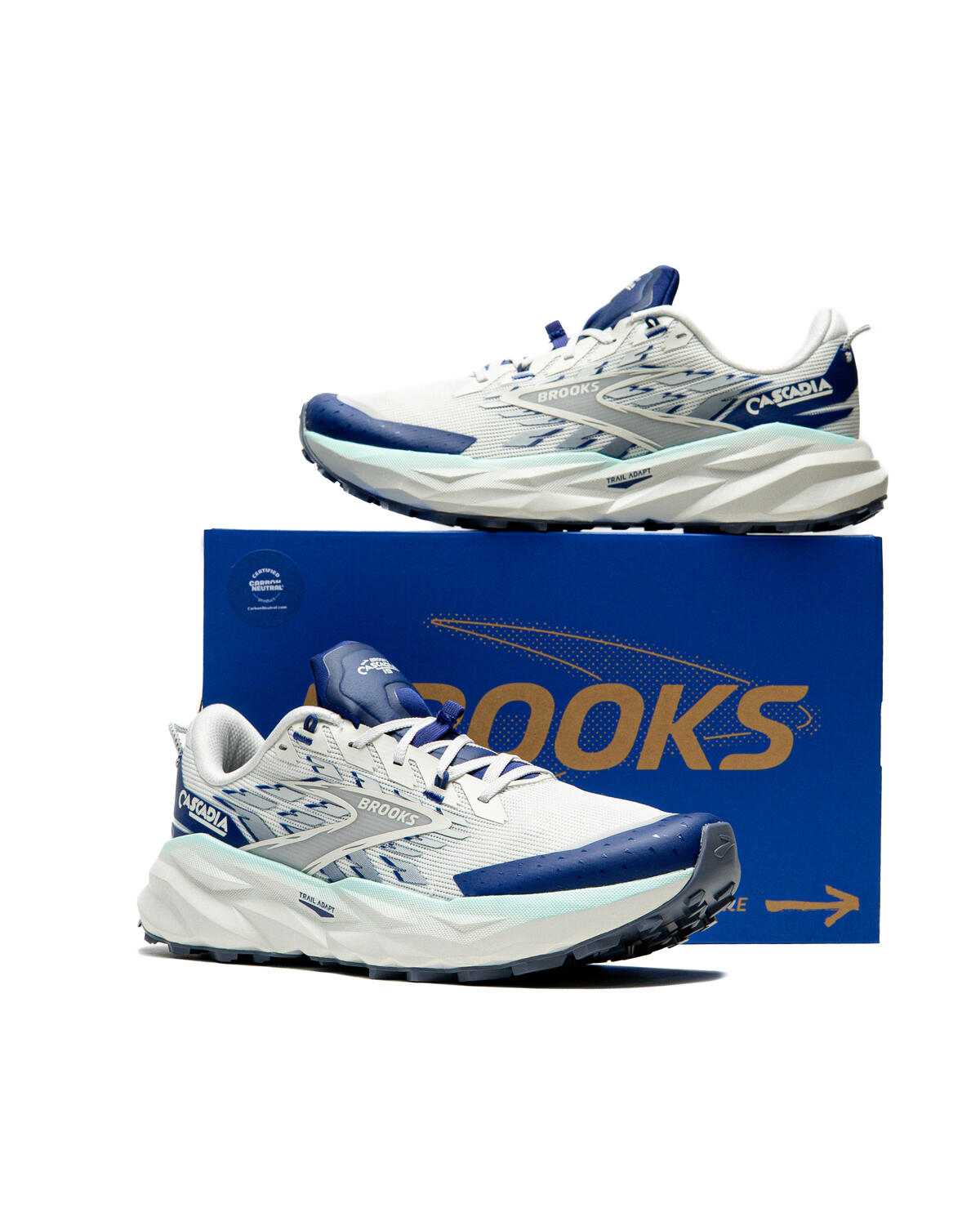 Brooks Cascadia 19 Blue / Grey / Bellwether - Image 10