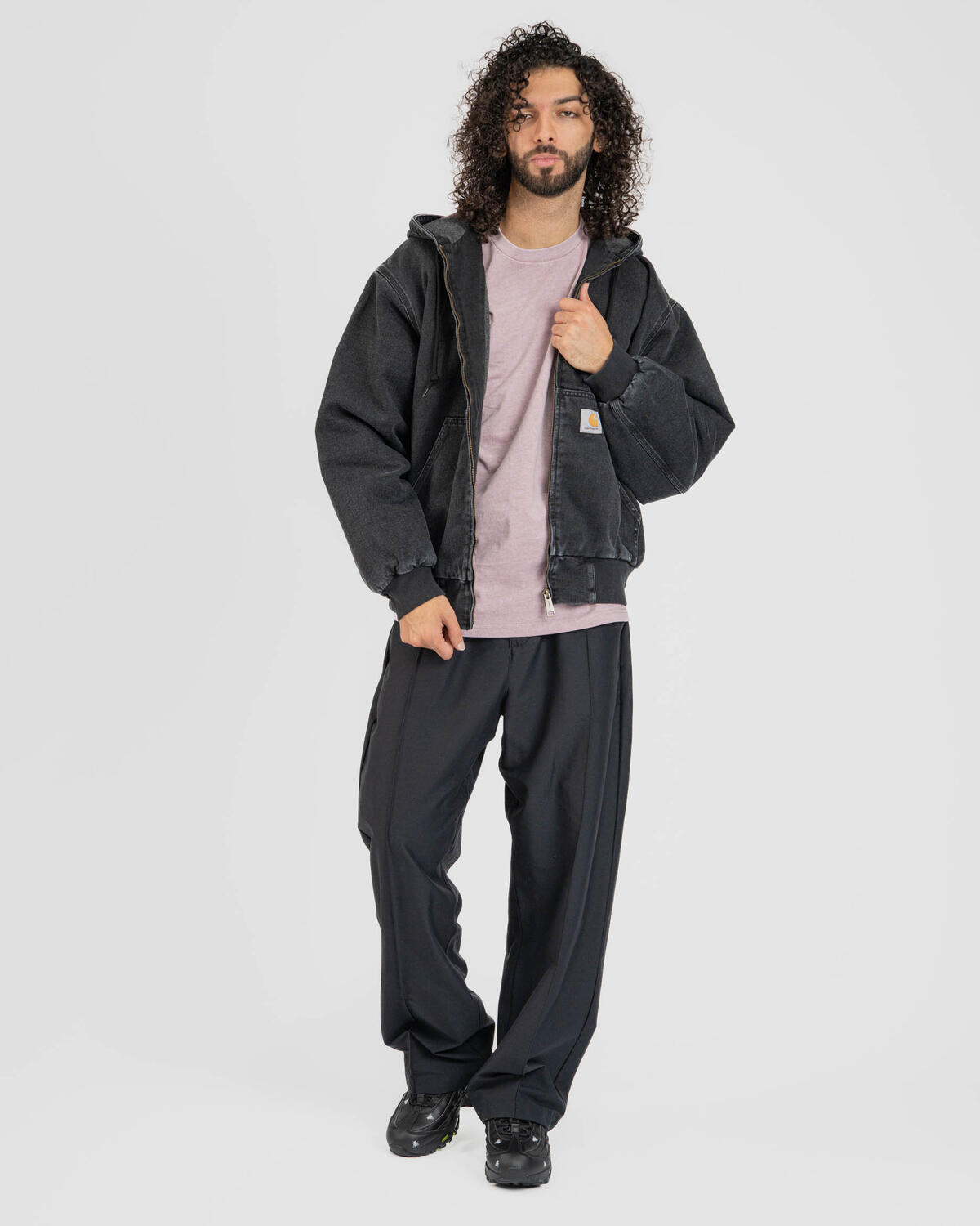 Carhartt WIP OG Active Jacket Black - Image 3
