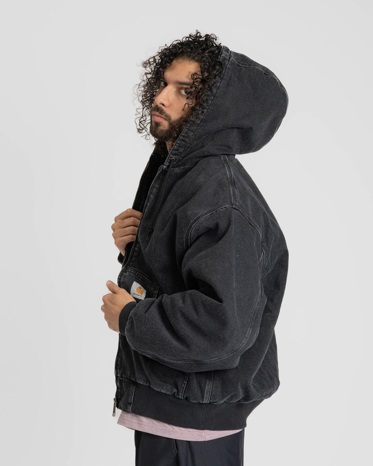 Carhartt WIP OG Active Jacket Black - Image 5
