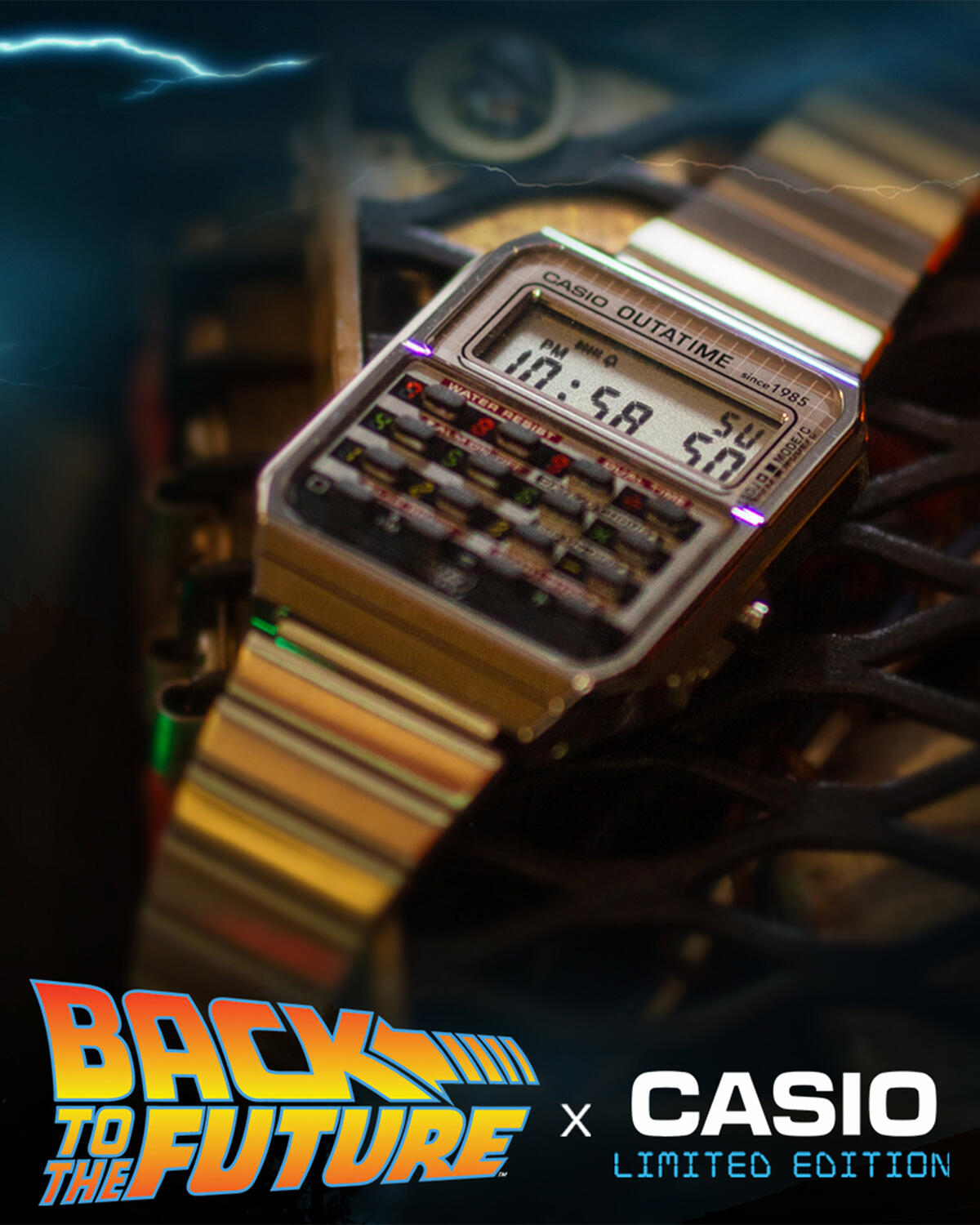 新品 CASIO バック・トゥ・ザ・フューチャー CA-500WEBF-1AJR CASIO CA  