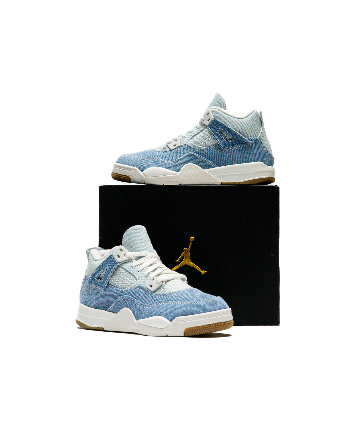 Air Jordan 4 Retro 'Worn Blue' (Preschool) - Image 63