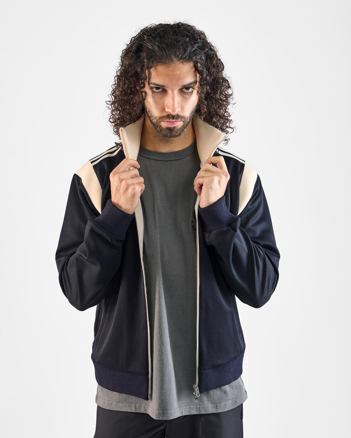 Adidas Originals x Wales Bonner Twill Track Top - Night Navy - Image 10