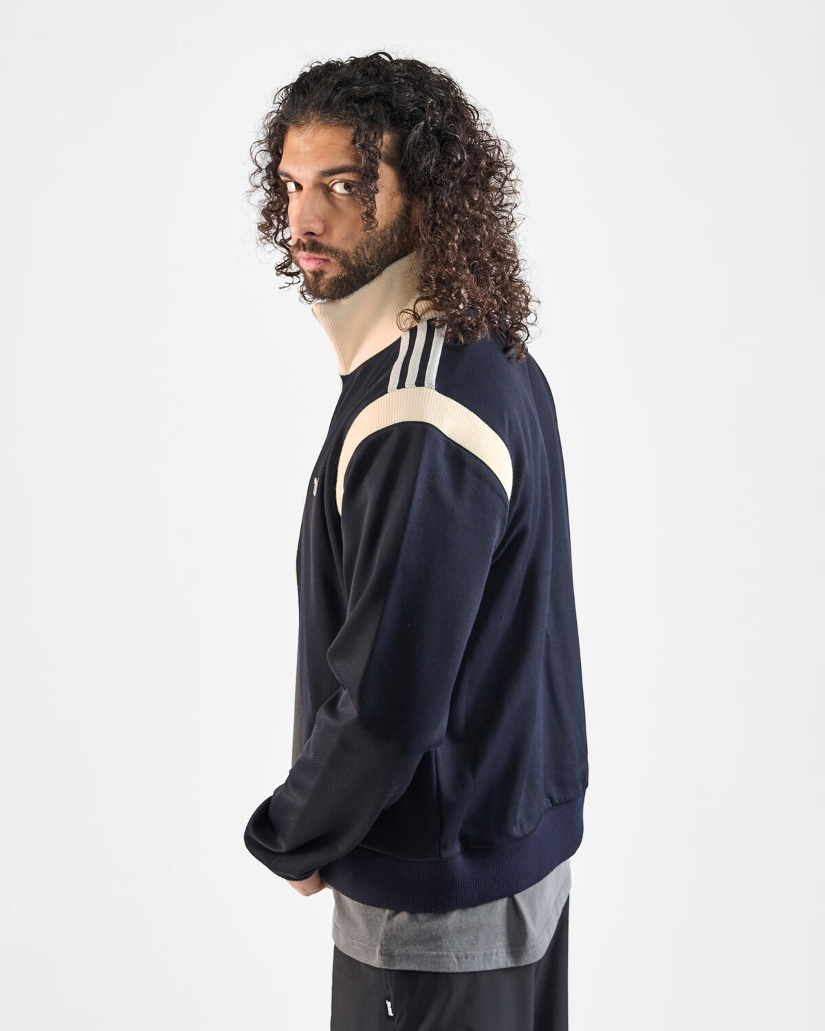 Adidas Originals x Wales Bonner Twill Track Top - Night Navy - Image 11