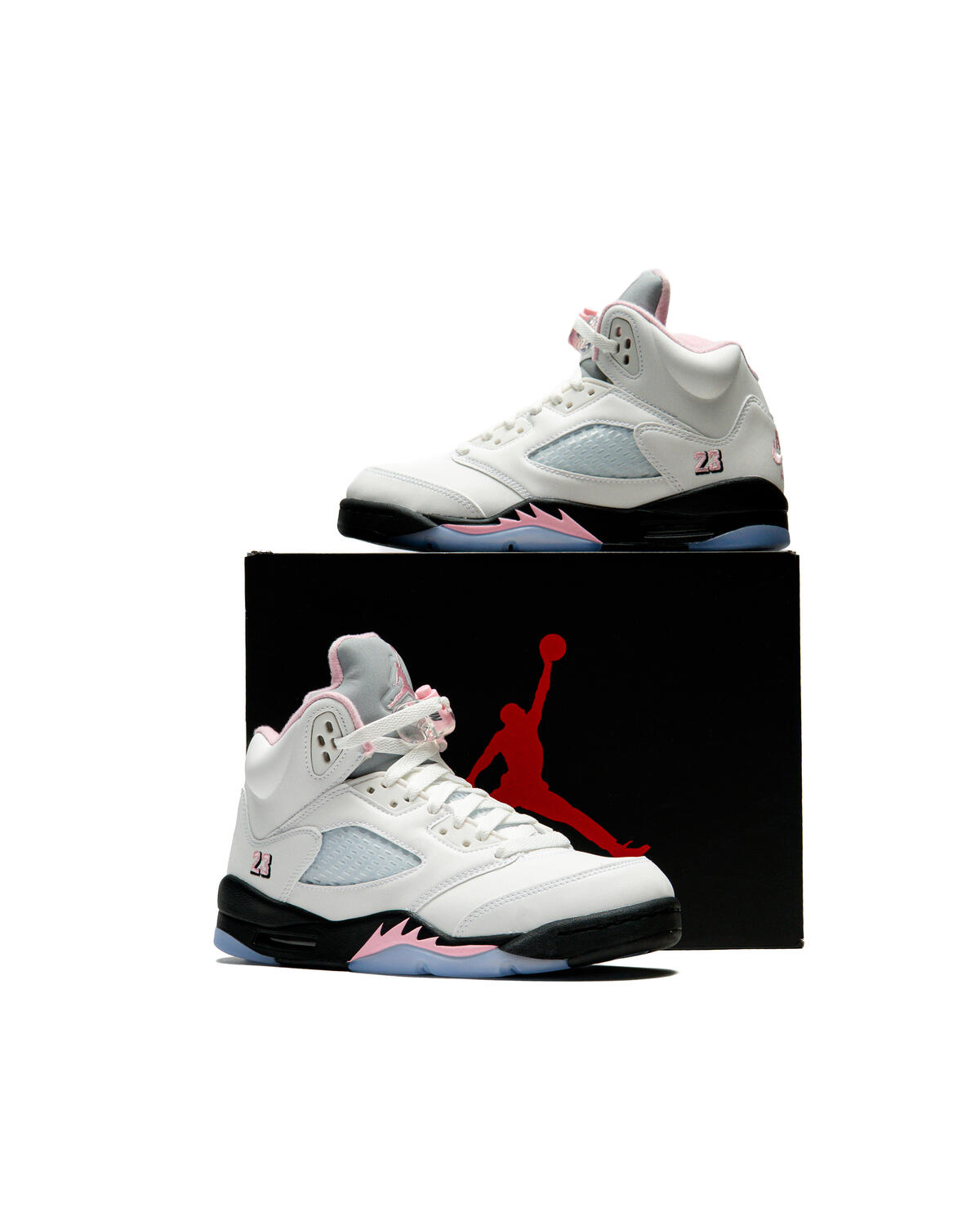 Air Jordan 5 Retro OG 'White / Medium Soft Pink / Black' (GS) - Image 83