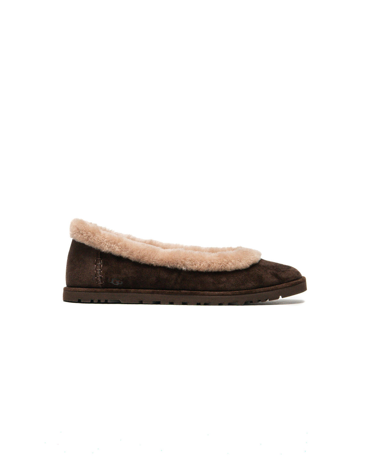 UGG Zora Ballet Flat Slipper in Dusted Cocoa (Women's) - Image 8