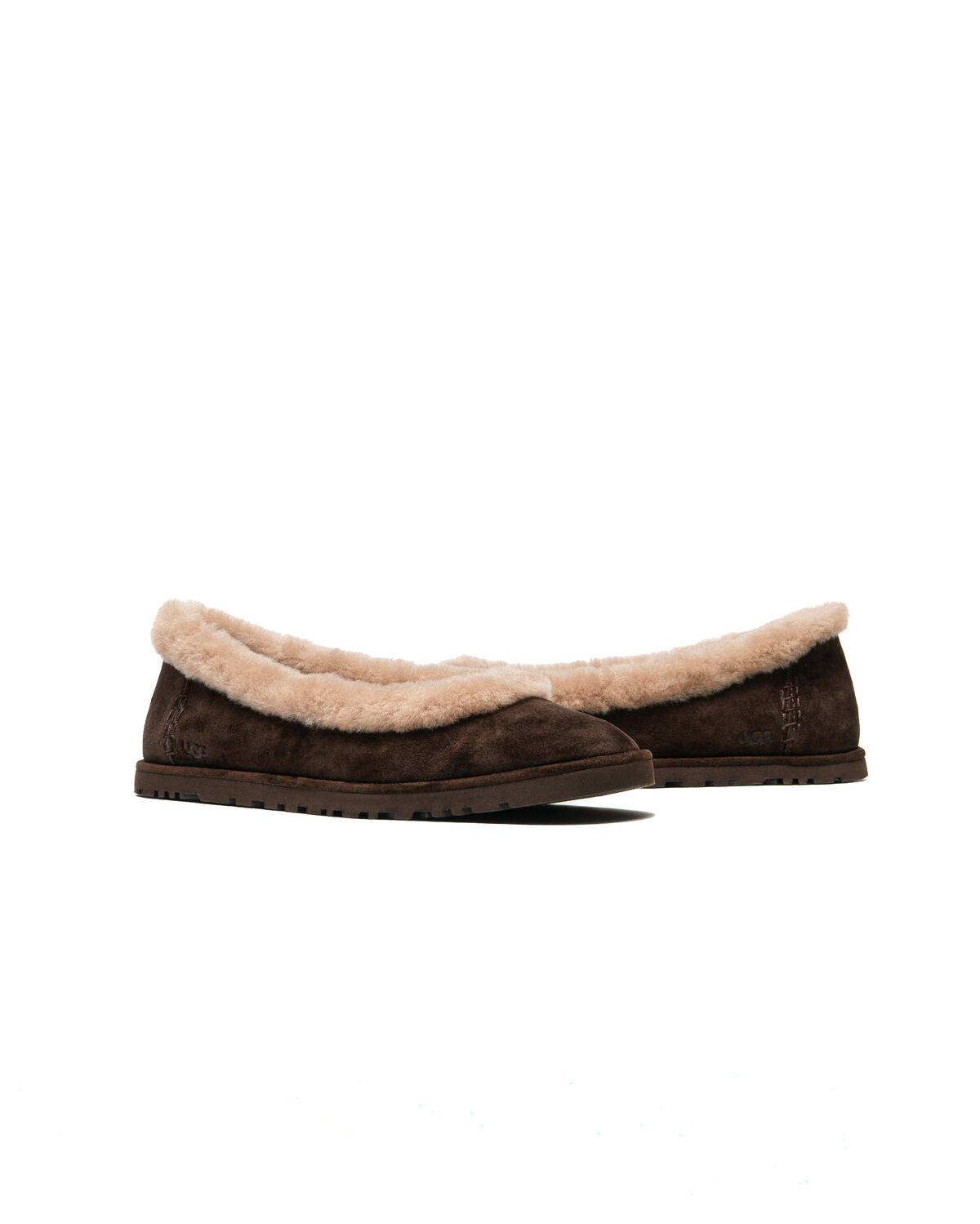 UGG Zora Ballet Flat Slipper in Dusted Cocoa (Women's) - Image 11