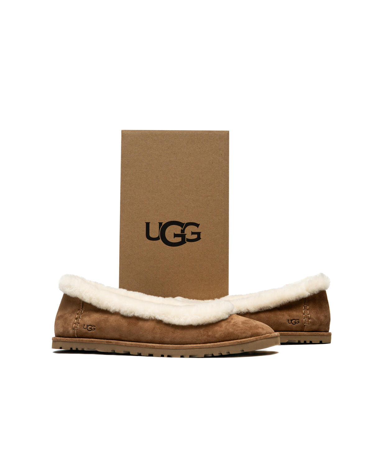 UGG Zora Ballet Flat Slipper in Chestnut (Women's) - Image 12