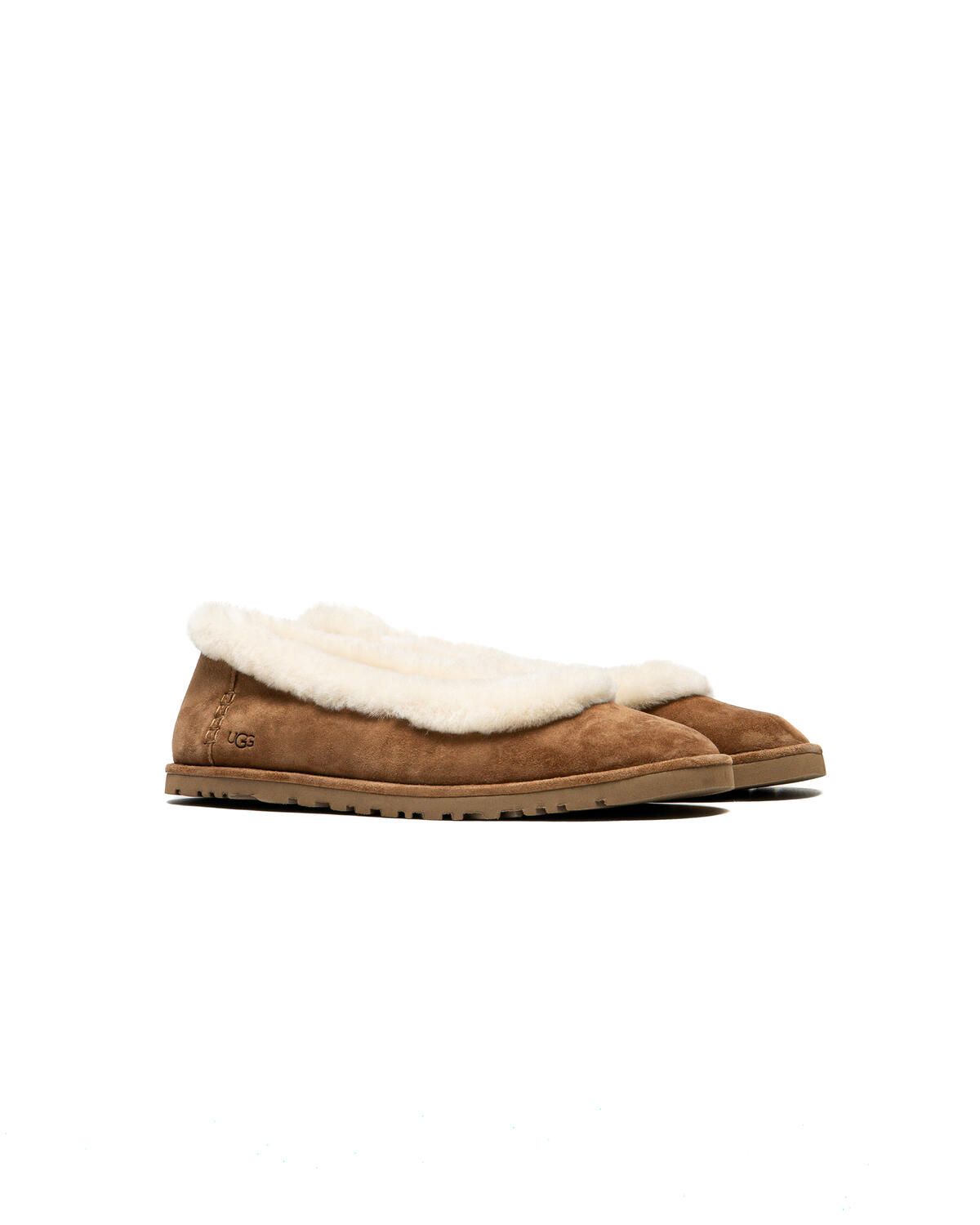 UGG Zora Ballet Flat Slipper in Chestnut (Women's) - Image 9