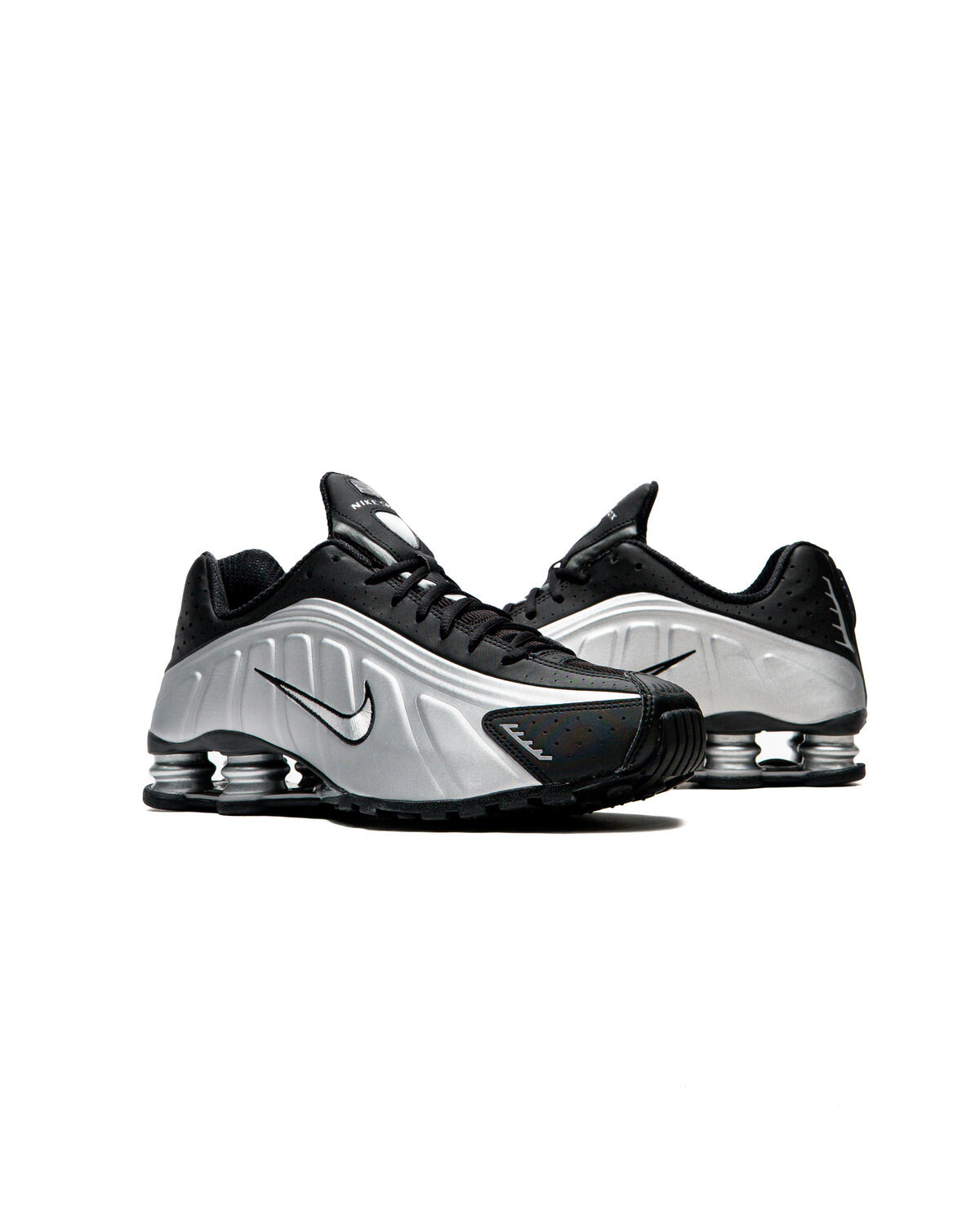 Nike Shox R4 Metallic Silver/Black/Metallic Silver - Image 5