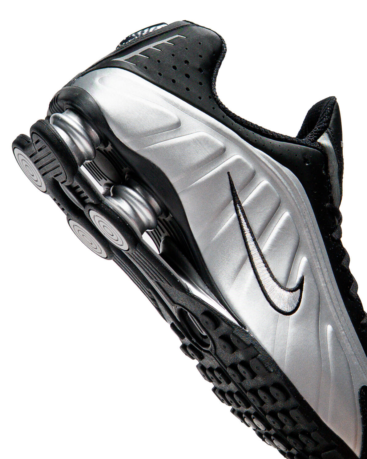 Nike Shox R4 Metallic Silver/Black/Metallic Silver - Image 7