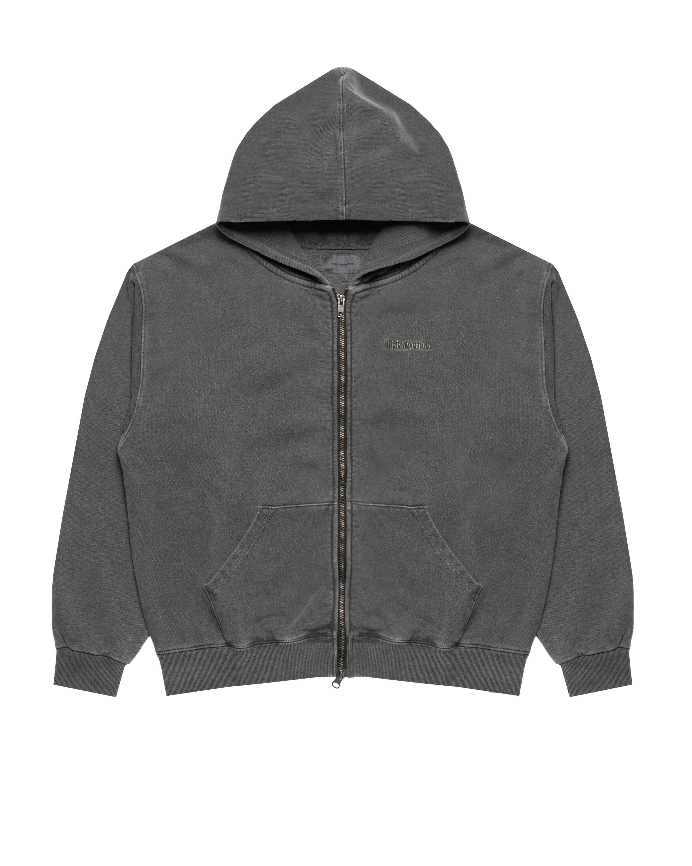 Thisisneverthat Waffle Lined Zip Up Hoodie