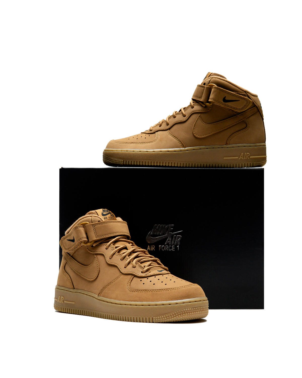 Nike Air Force 1 Mid Flax and Outdoor Green - Image 67