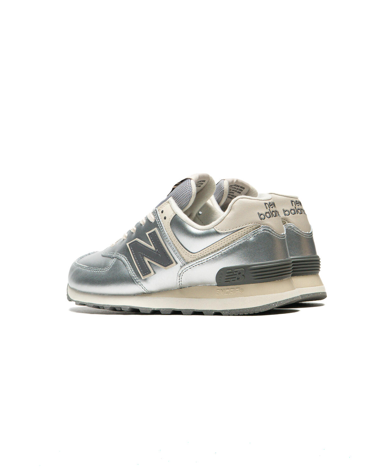 New Balance 574 Metallic Silver (Women's) - Image 8