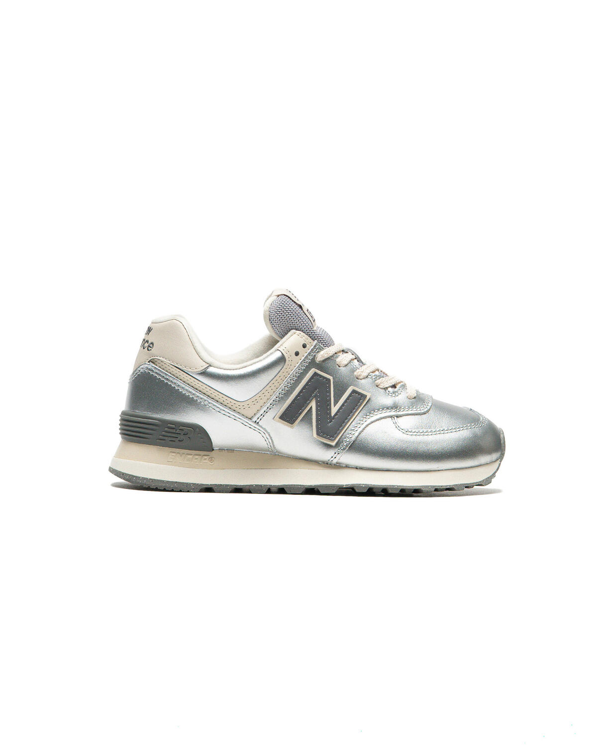 New Balance 574 Metallic Silver (Women's) - Image 6