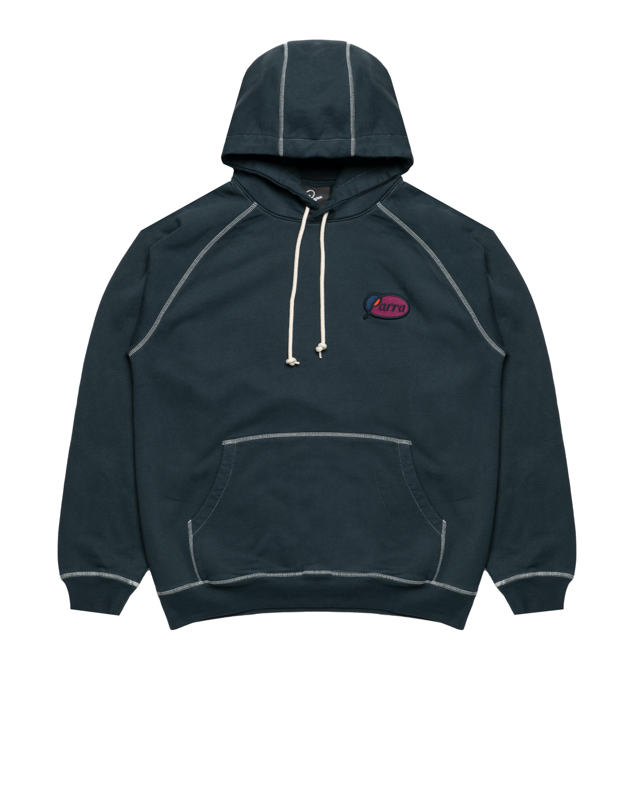 by Parra Circled script logo hooded sweatshirt