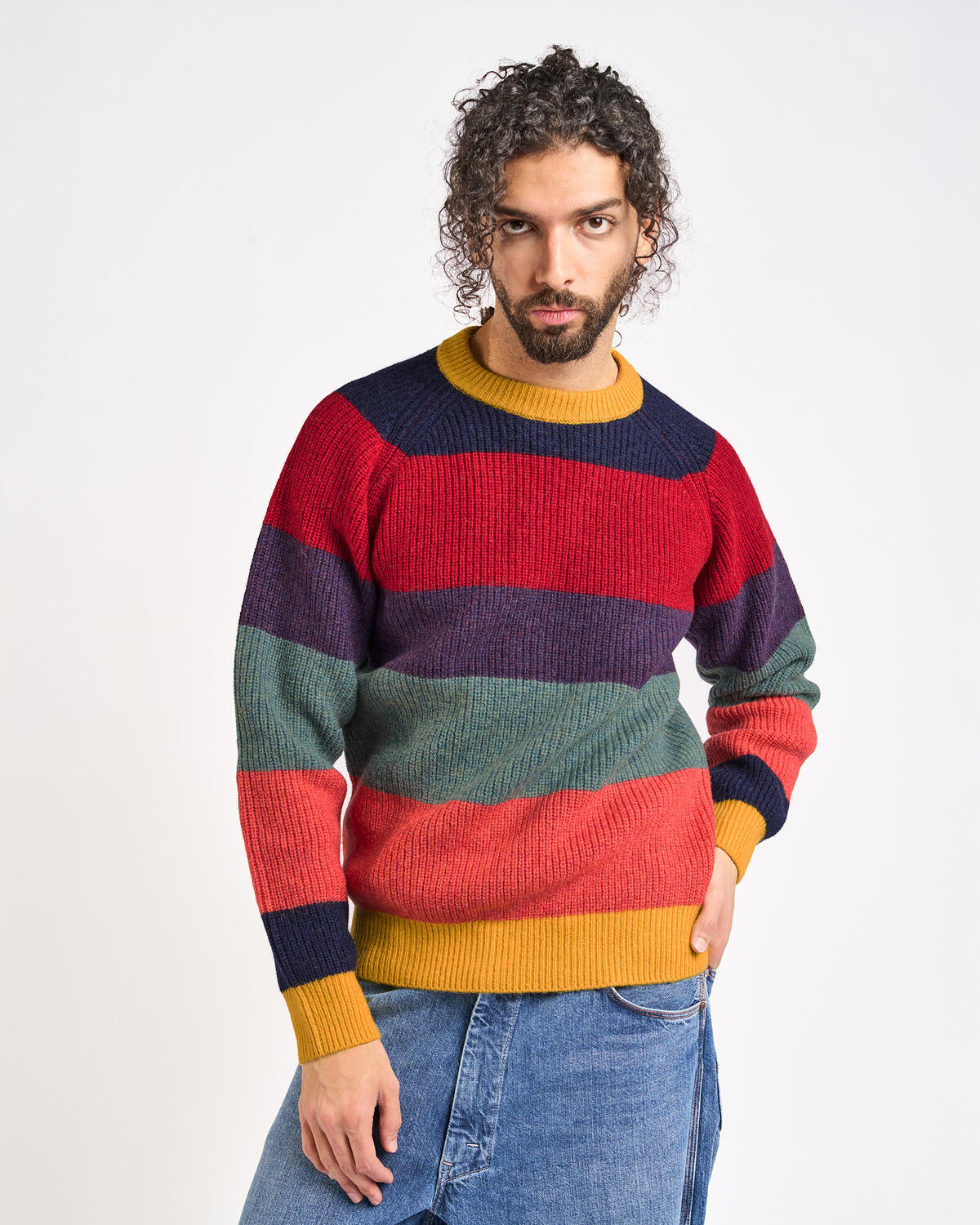 Beams+ Crew Multi Stripe 5G - Image 4