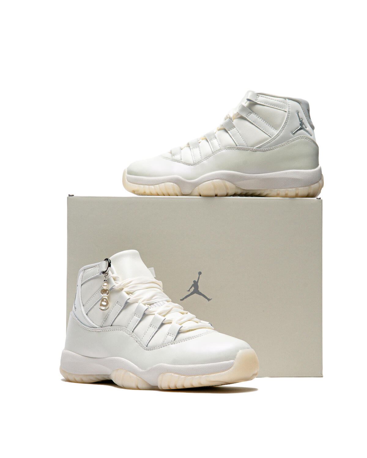 Jordan WMNS Air Jordan 11 Retro - Sail / White / Metallic Silver / Pearl Grey - Image 100
