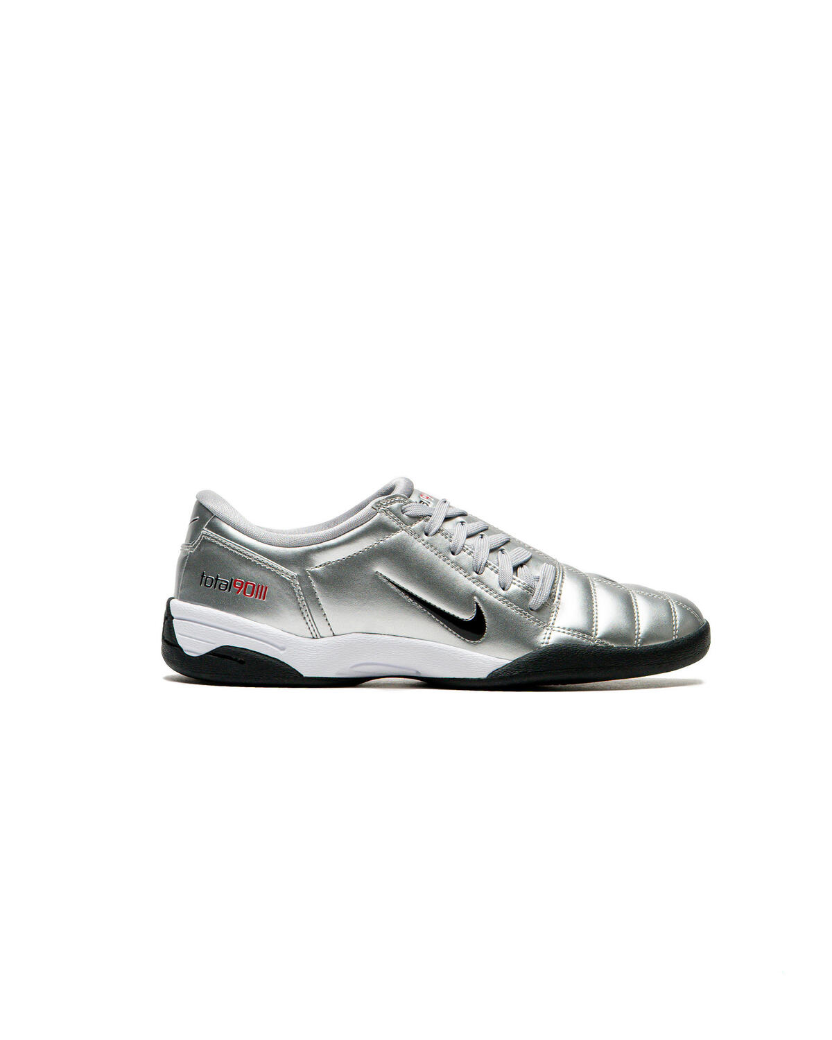 Nike WMNS T90 - Metallic Silver / Black / University Red / White - Image 80