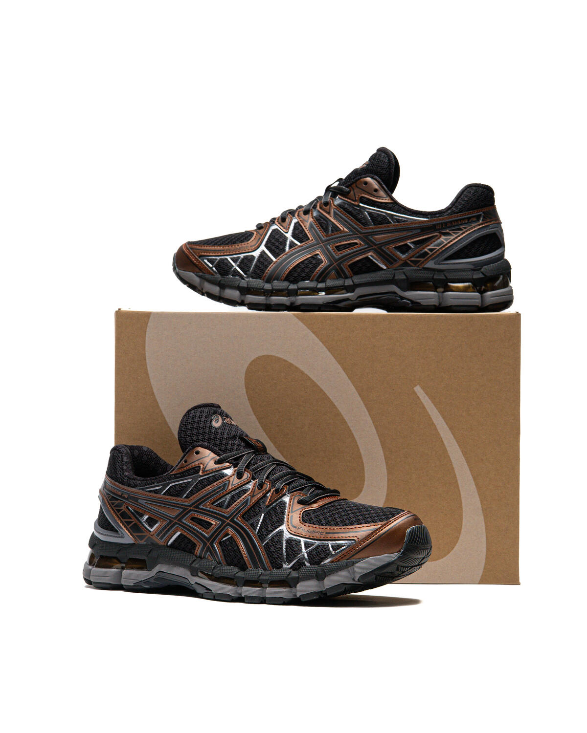Asics Gel-Kayano 20 Black Reddish Brown - Image 44