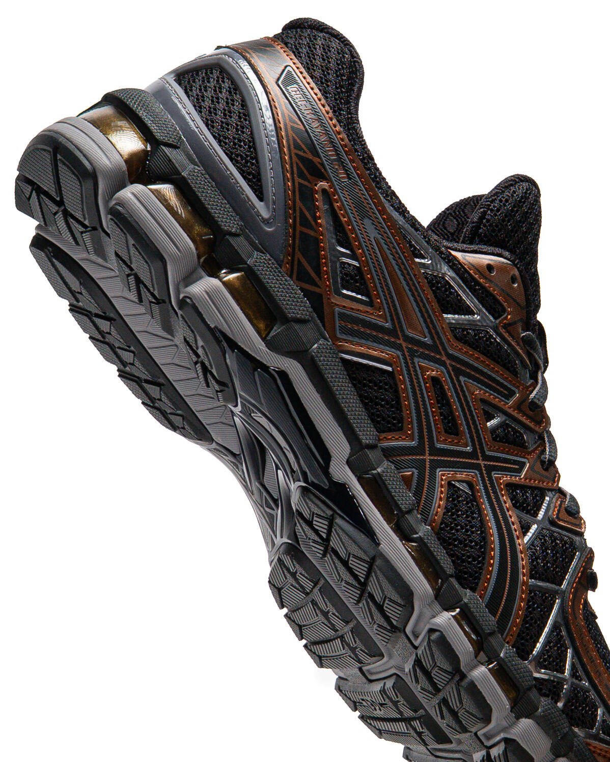 Asics Gel-Kayano 20 Black Reddish Brown - Image 45