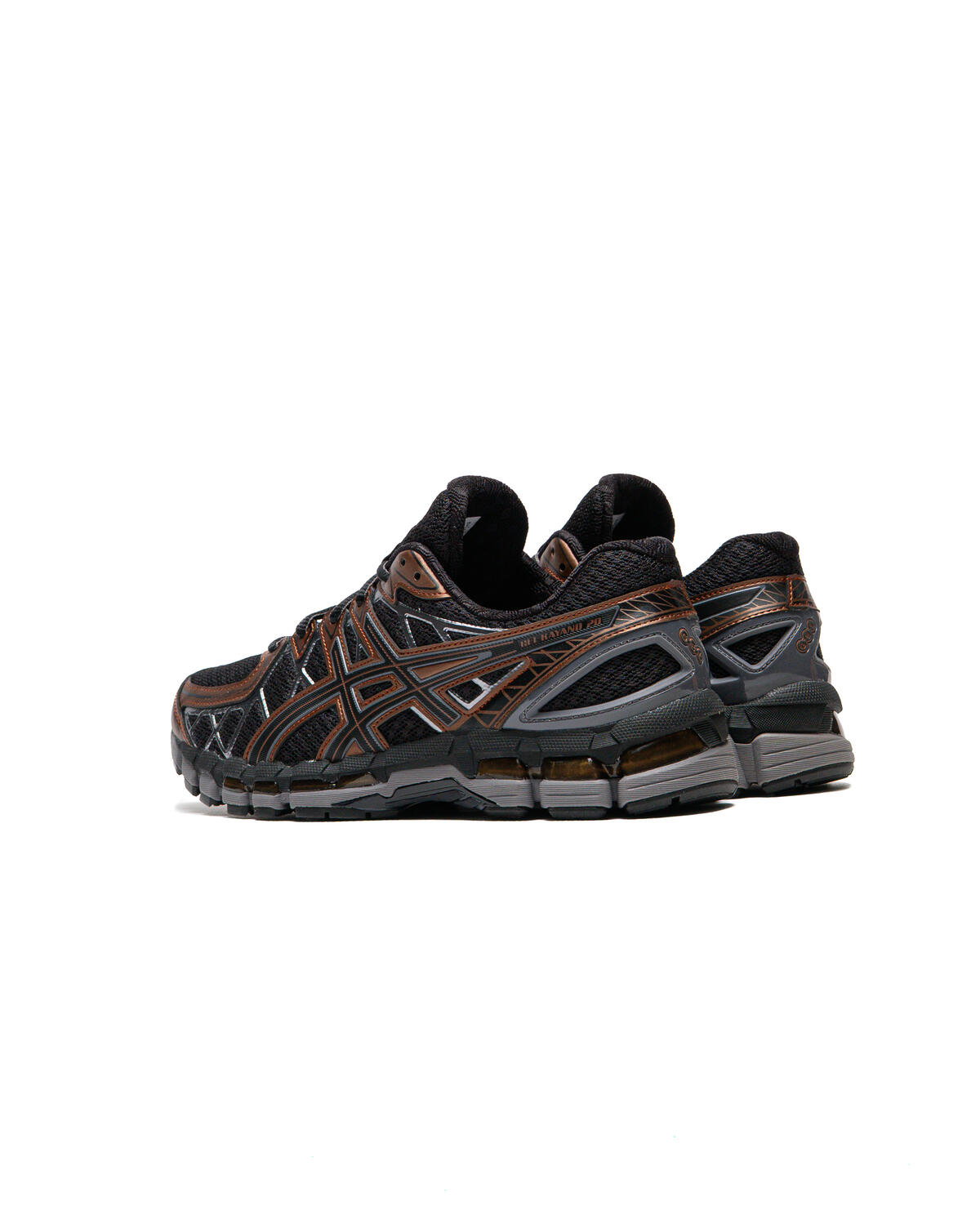 Asics Gel-Kayano 20 Black Reddish Brown - Image 42