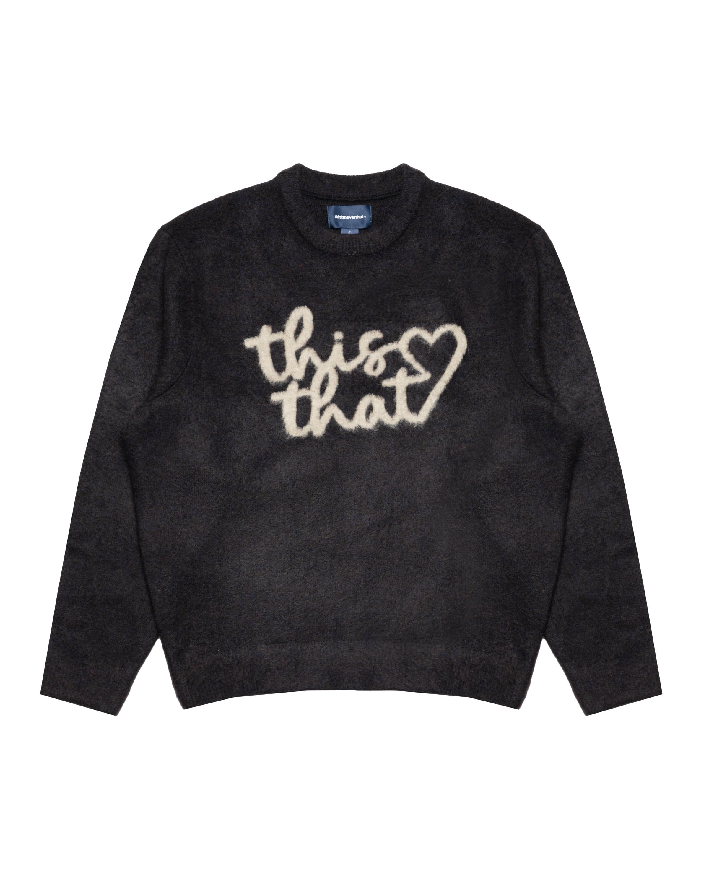 Thisisneverthat Heart Logo knit Sweater