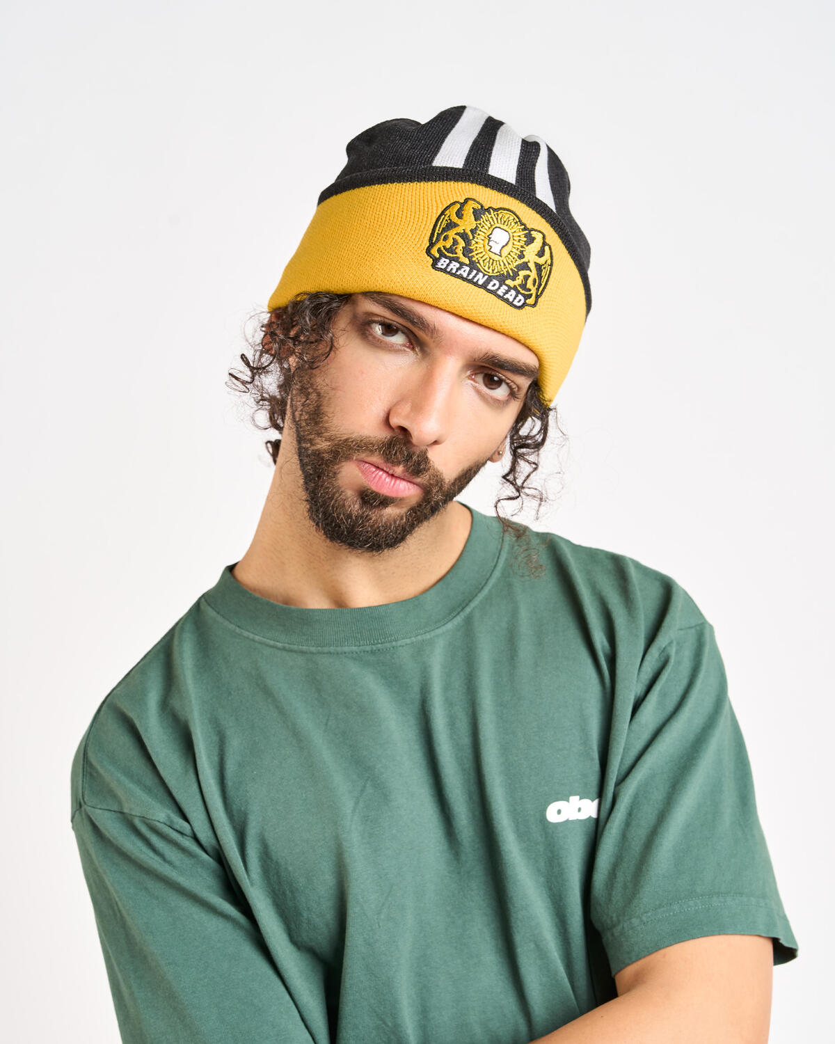 Adidas x Brain Dead Beanie Black - Image 13