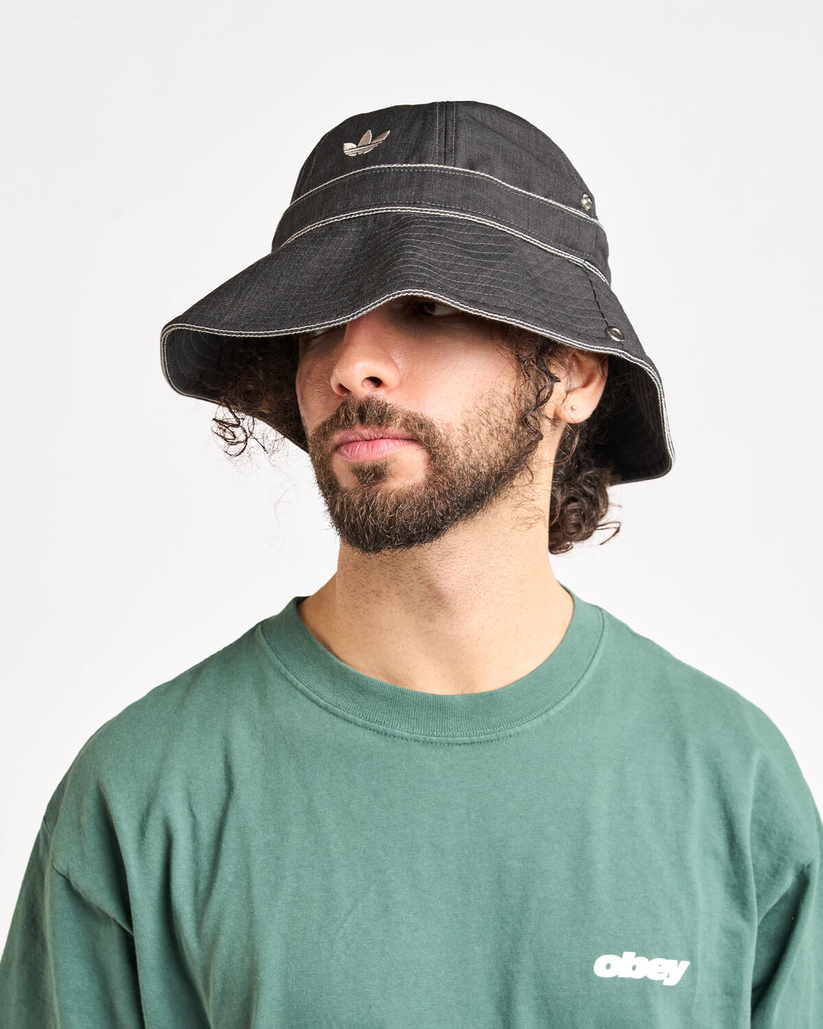 Adidas Wales Bonner Bucket Hat Dark Grey Heather - Image 10