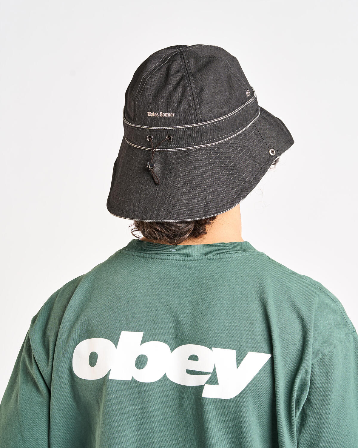 Adidas Wales Bonner Bucket Hat Dark Grey Heather - Image 9