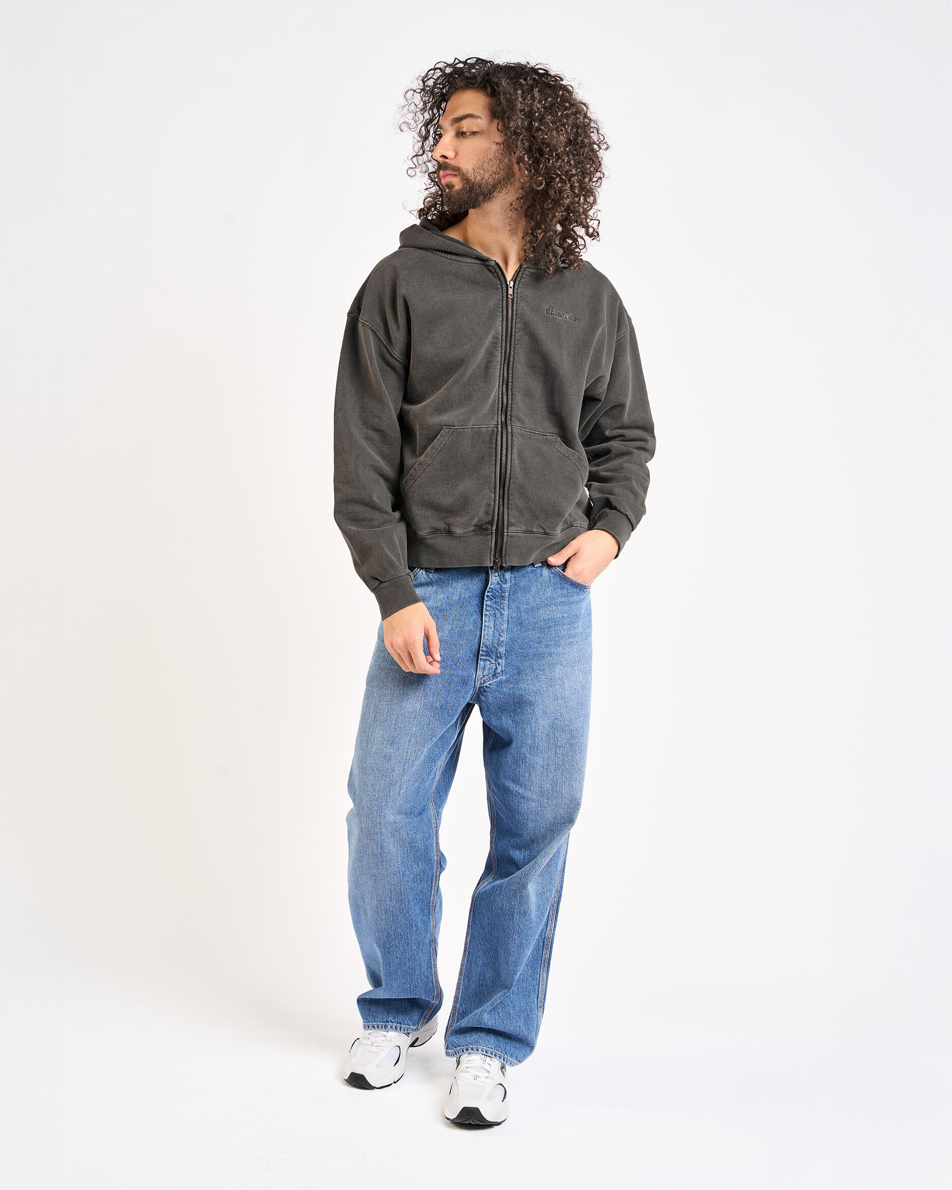 Thisisneverthat Waffle Lined Zip Up Hoodie | TN253TSWHZ01-CHA 