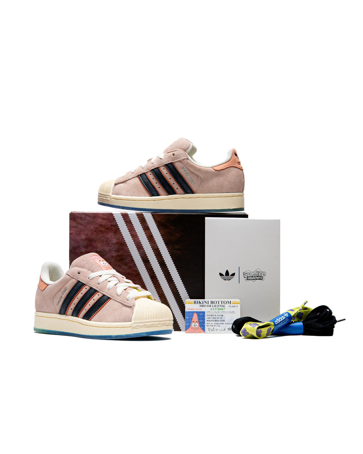 adidas x SpongeBob SquarePants x Spongebob Patrick Superstar - Wonder Clay / Core Black (Women's) - Image 40