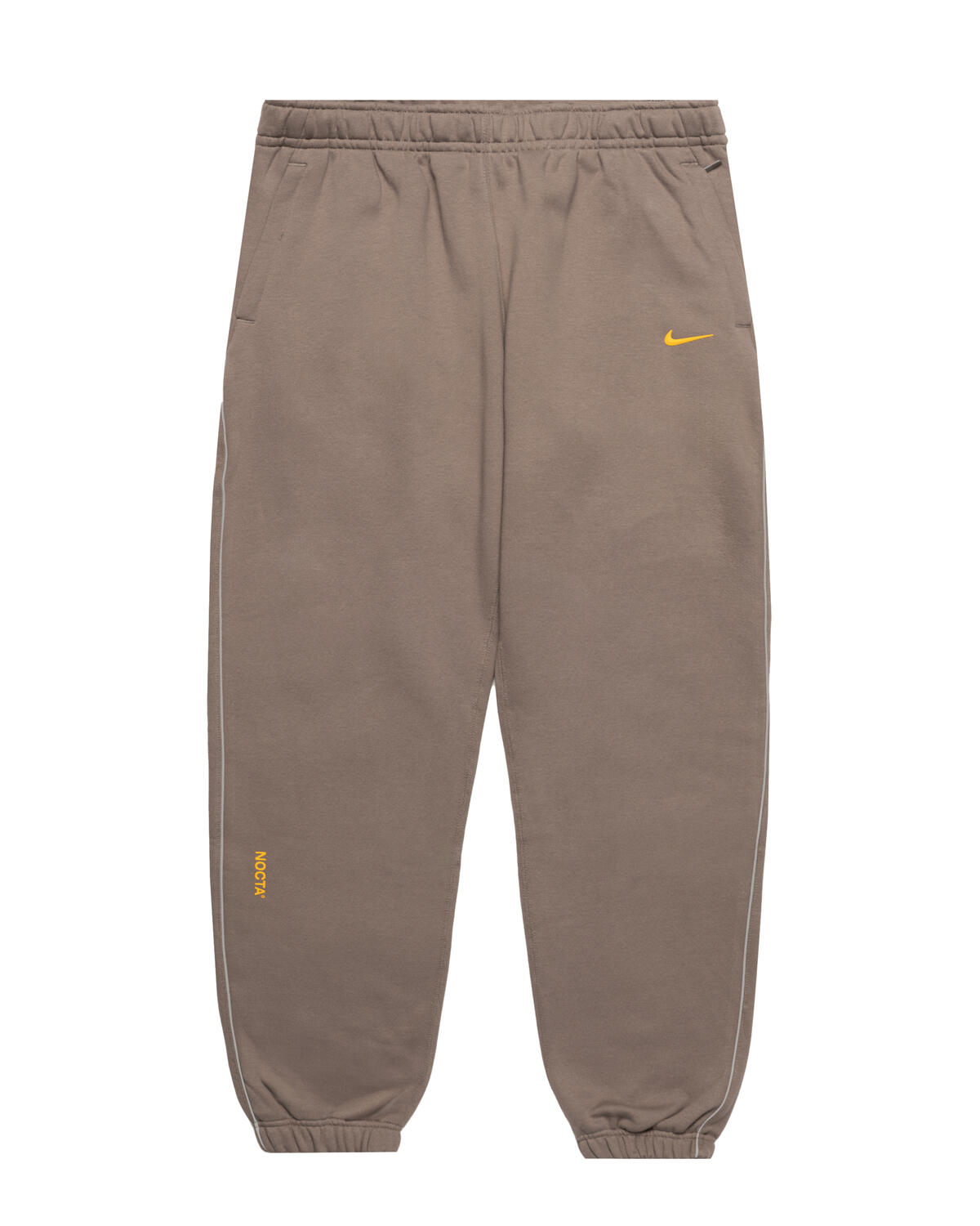 Nike NOCTA Fleece Sweatpants Olive Grey/Yellow Ochre - Image 20