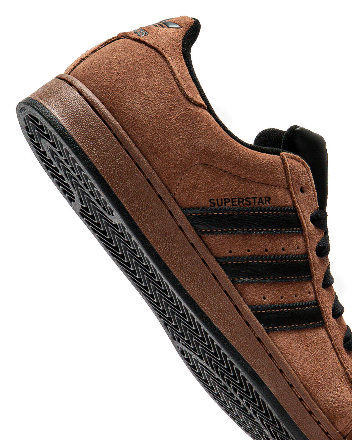 Adidas Superstar II Black / Brown - Image 7