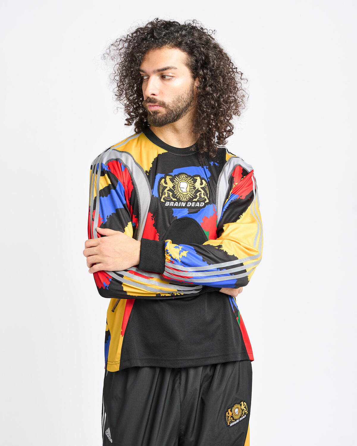 Adidas x Brain Dead Longsleeve Jersey Black Eqtyel - Image 6