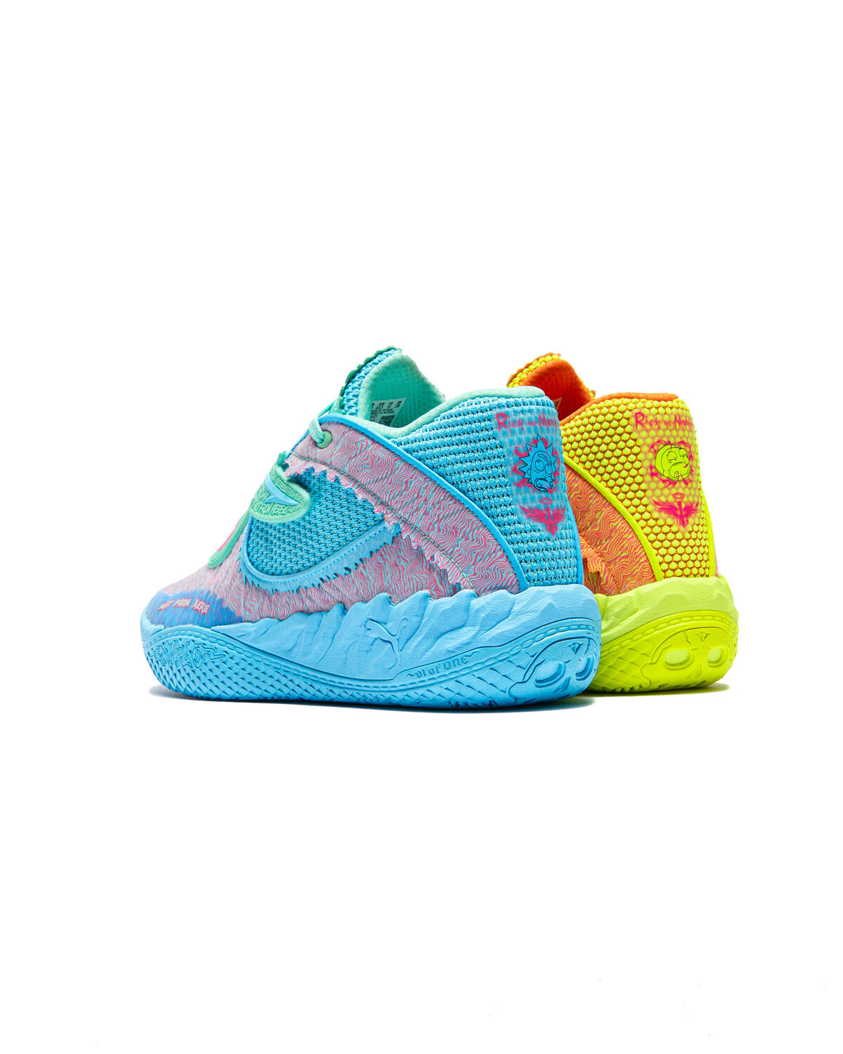 Puma MB.05 Rick & Morty Basketball Shoes 'Rickie Orange-Electric Peppermint' - Image 17