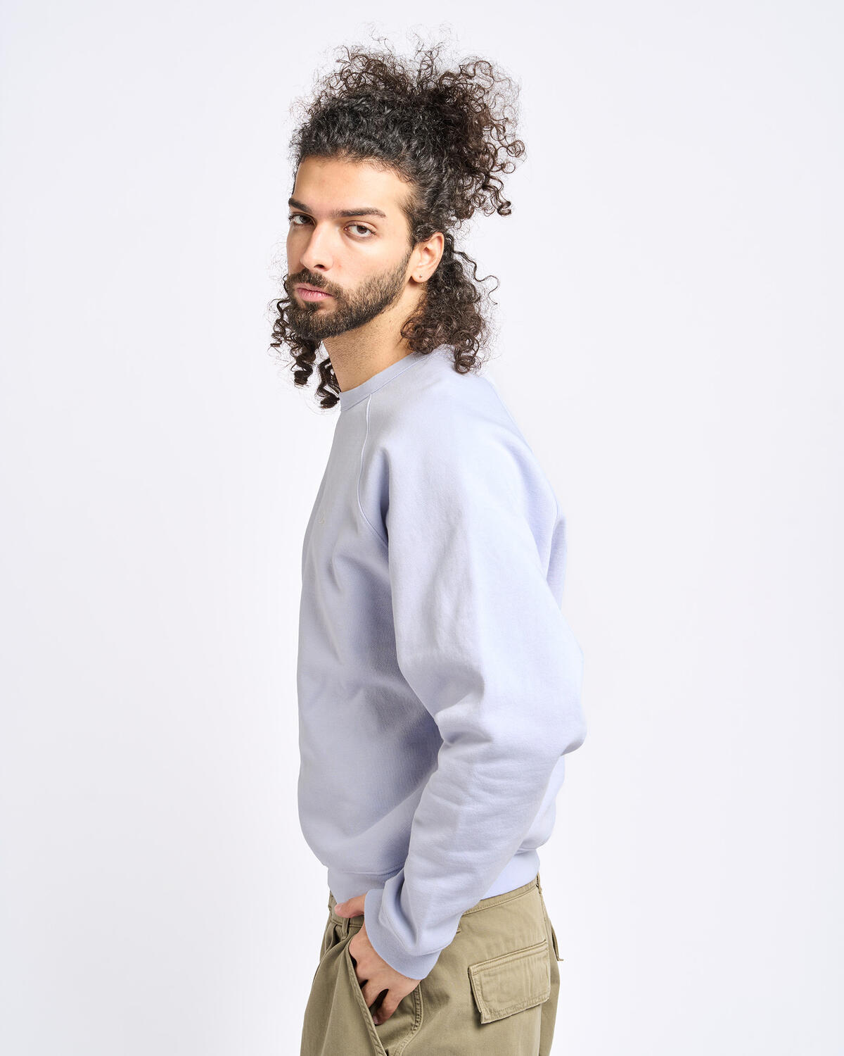 Dime Cursive Small Logo Crewneck - Image 5