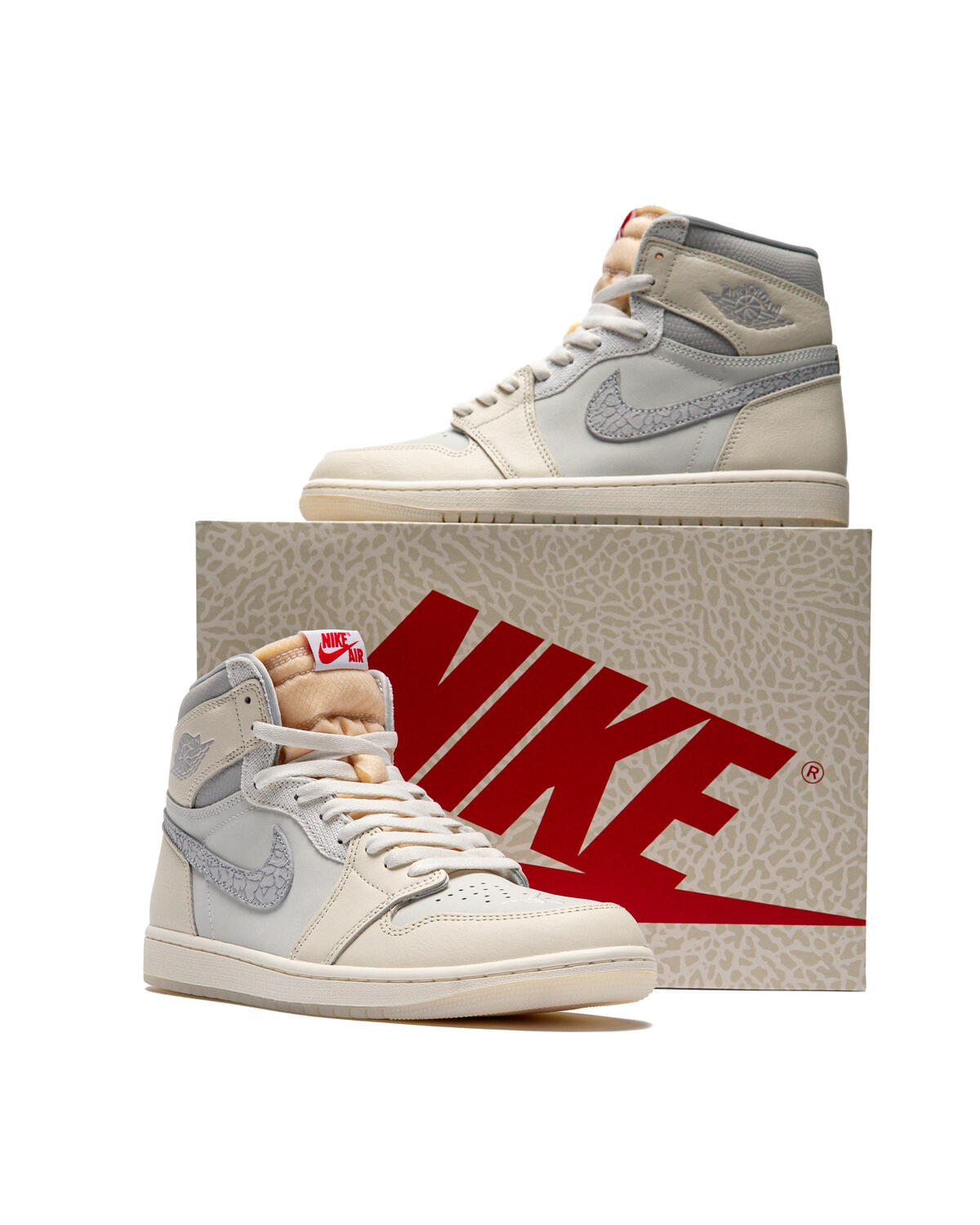 Air Jordan 1 High Sail/University Red - Image 96