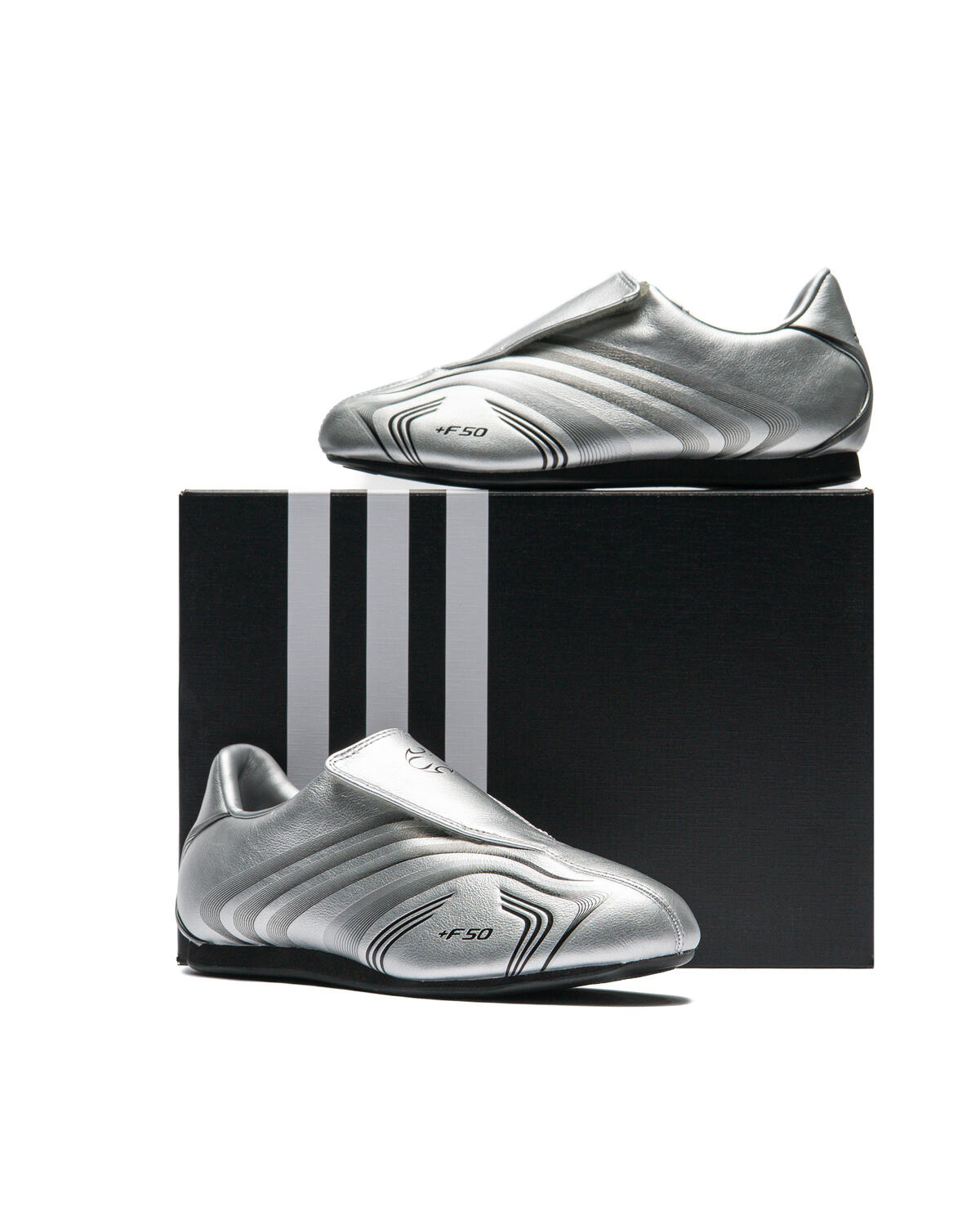 Adidas Taekwondo F50 Silver Metallic/Core Black (Women's) - Image 28