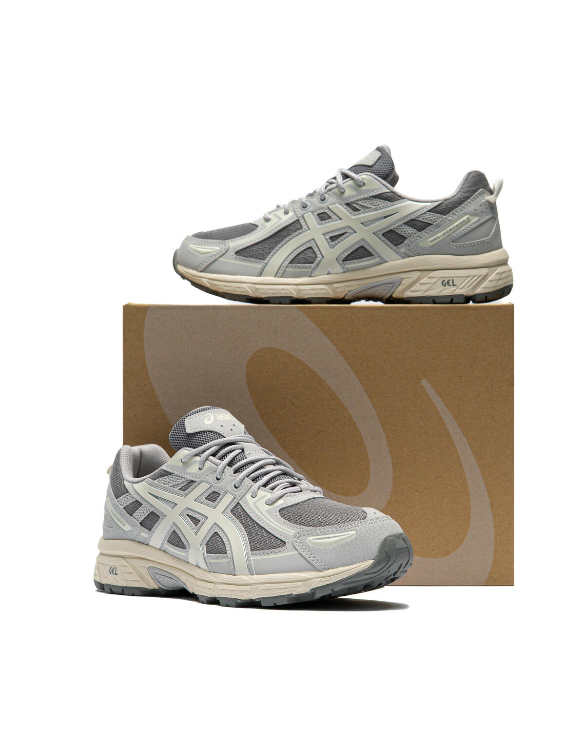 Asics Gel Venture 6 Clay Grey / Cream - Image 19