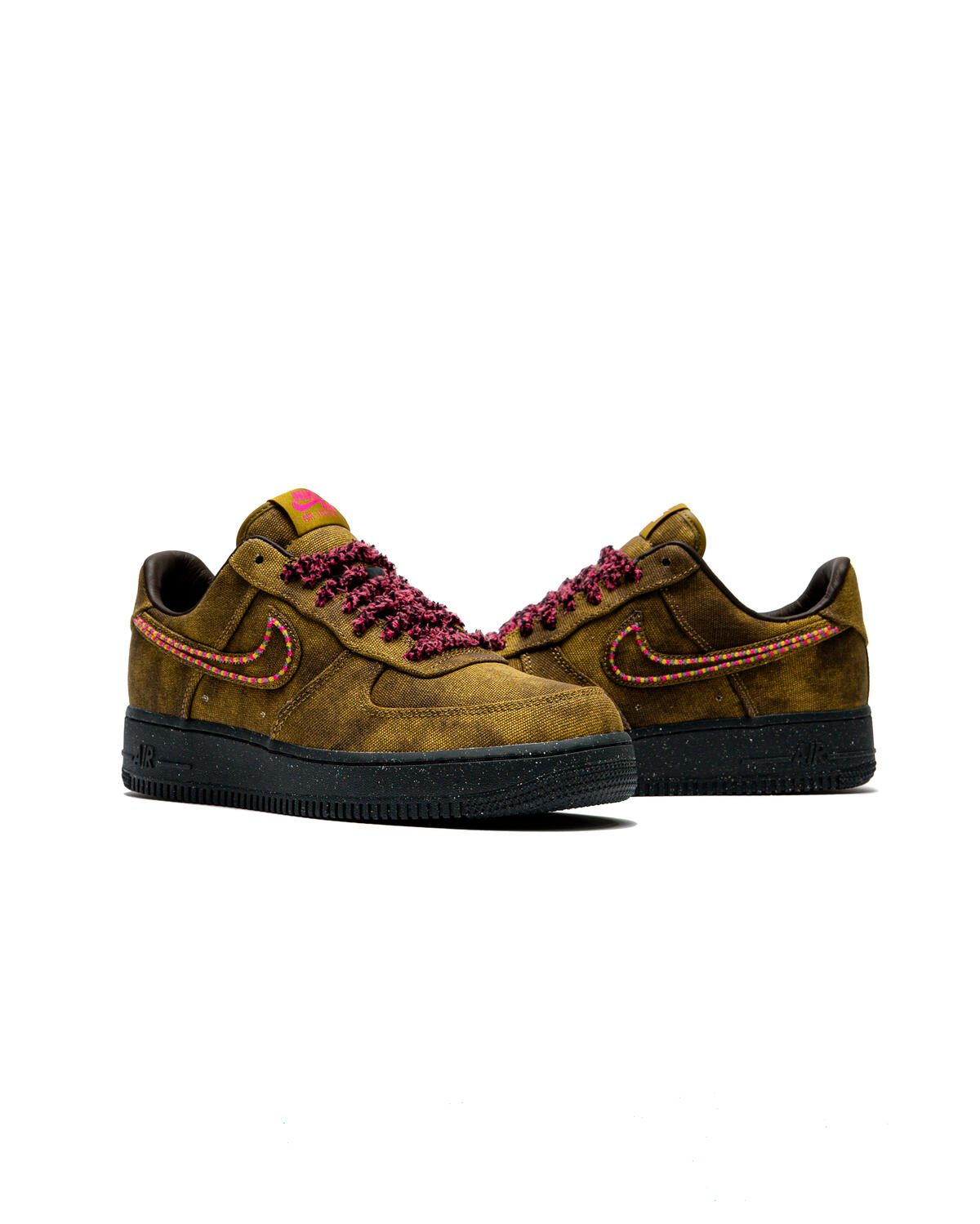 Nike Air Force 1 Boucle QS - Desert Moss/Fierce Pink (Women's) - Image 64