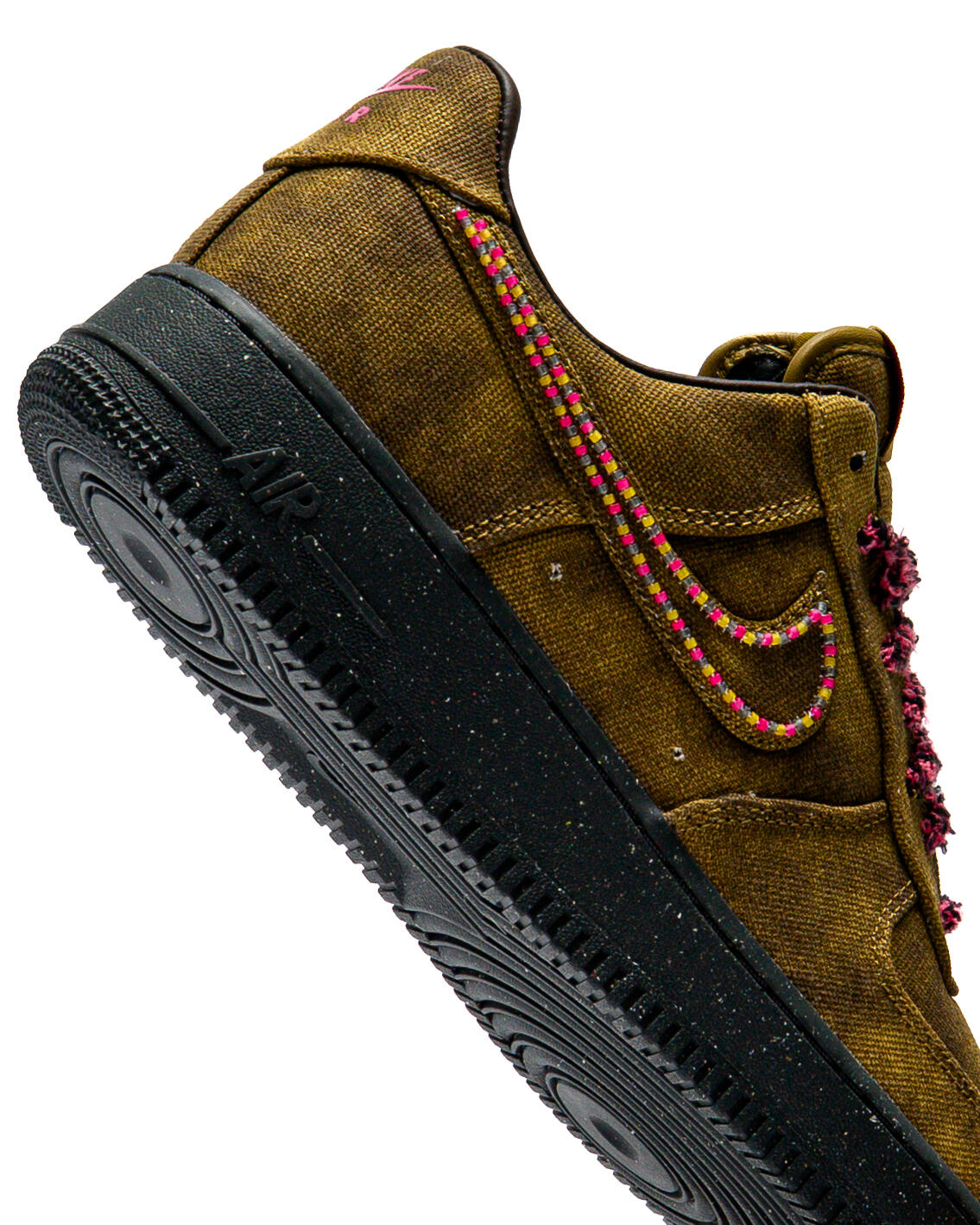 Nike Air Force 1 Boucle QS - Desert Moss/Fierce Pink (Women's) - Image 66